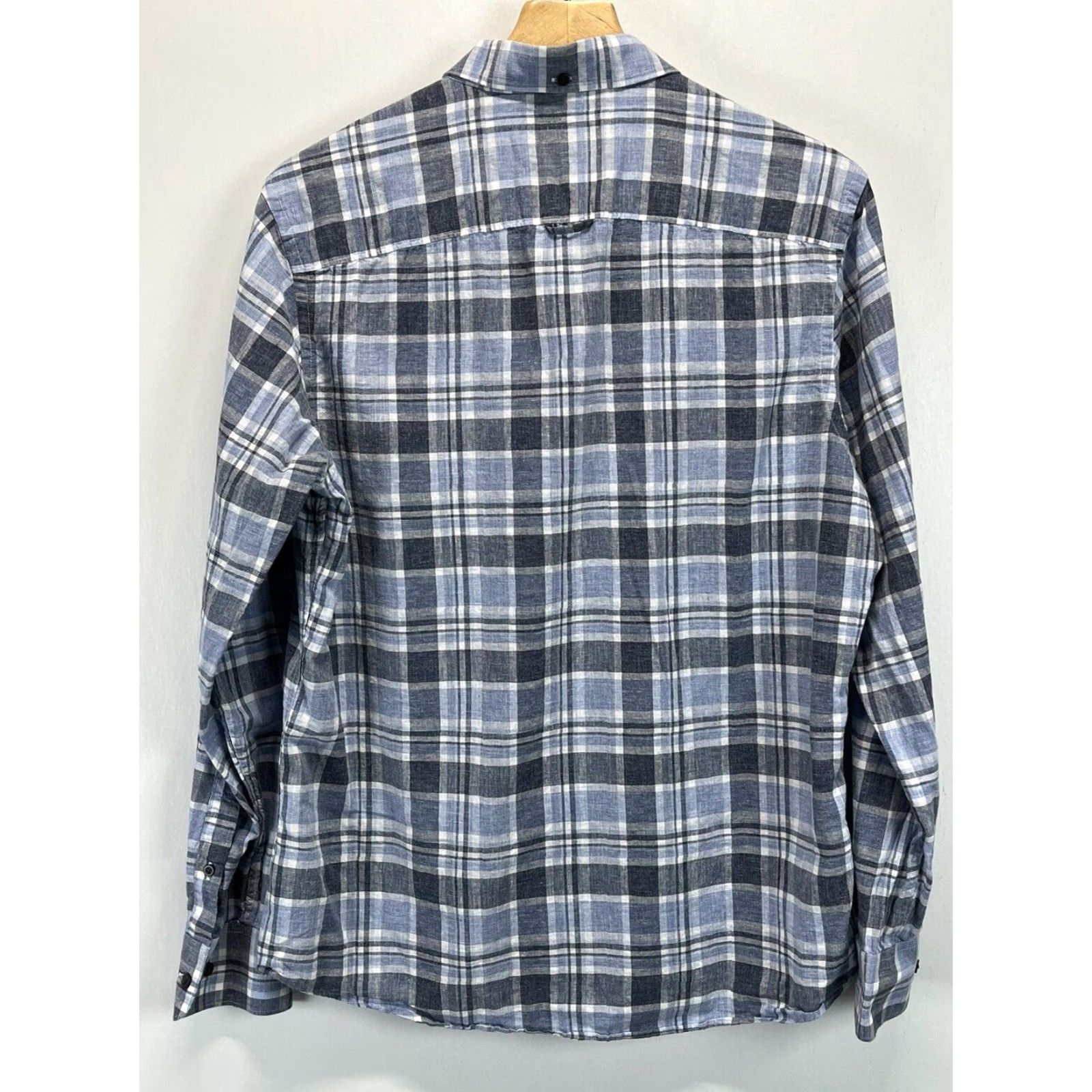 Nordstrom 1901 Nordstrom Linen Blend Button-Up Shirt Sz M VGUC Plaid Slim Fit Beach Button-Up Long Sleeve Multicolor Size M Regular Men Size US M / EU 48-50 / 2 - 3 Thumbnail