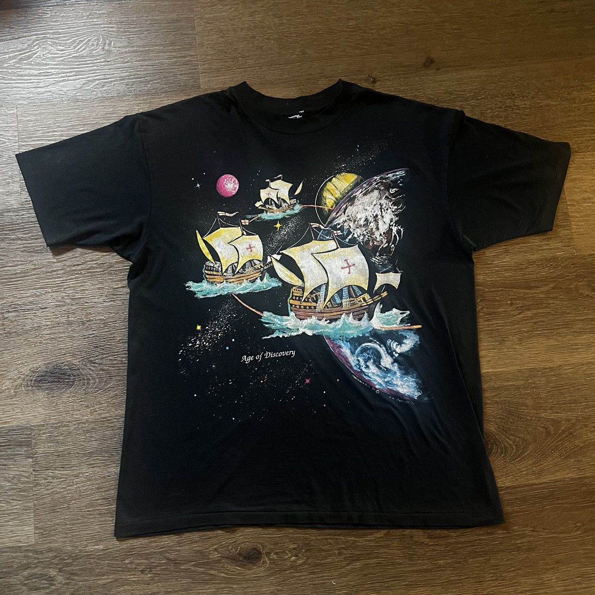 Vintage Epic Adventurer Front/ Back Graphic Tee Size US M / EU 48-50 / 2 - 1 Thumbnail