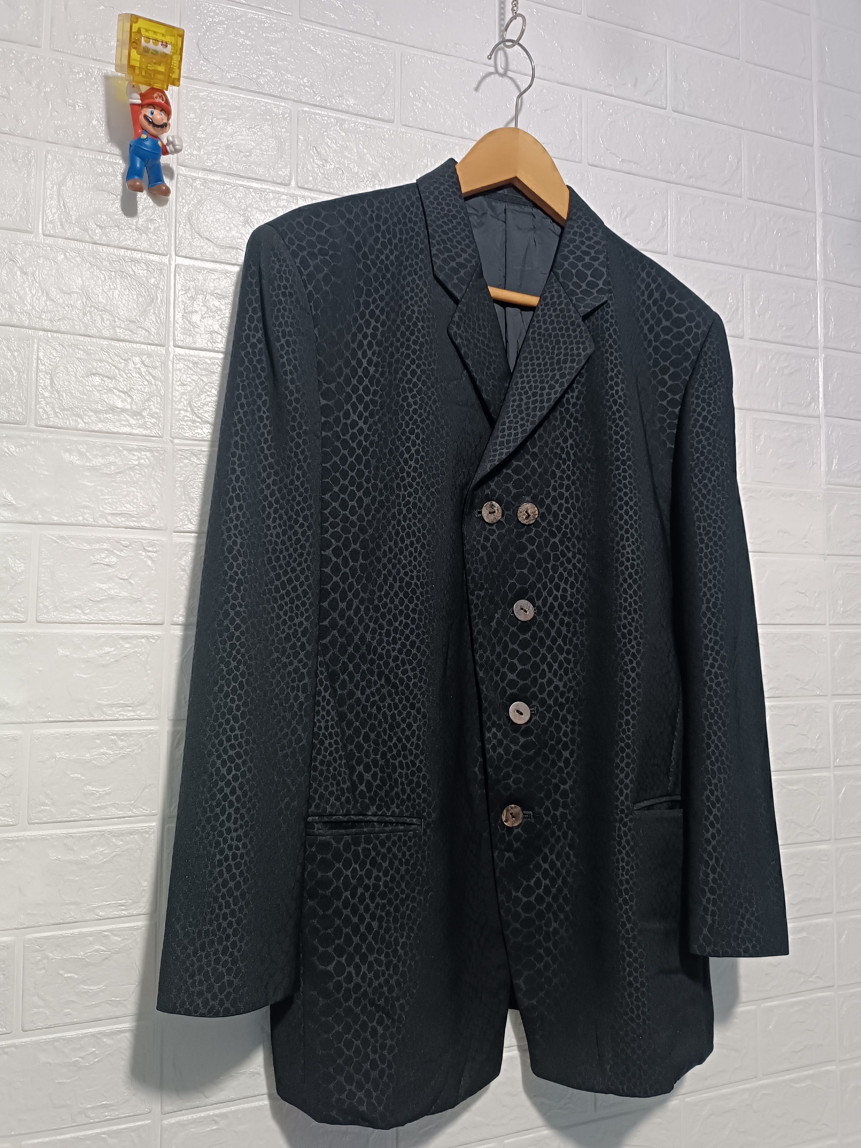 Japanese Brand Made In Japan 🇯🇵 Snake Pattern Blazer Size US L / EU 52-54 / 3 - 4 Thumbnail