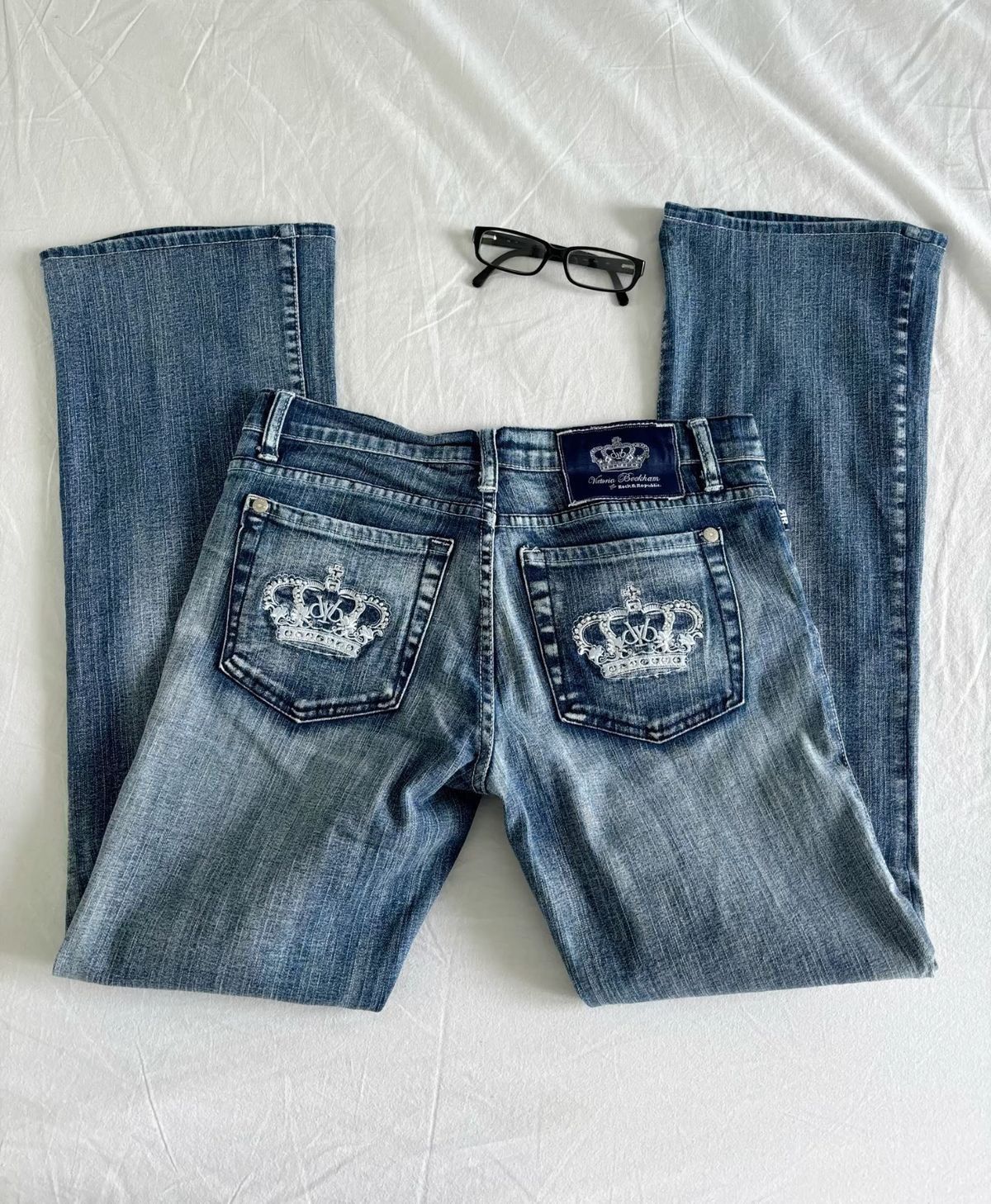 Victoria Beckham RARE VICTORIA BECKHAM FLARE JEANS Y2K If six was nine style Size 27" / US 4 / IT 40 - 1 Thumbnail