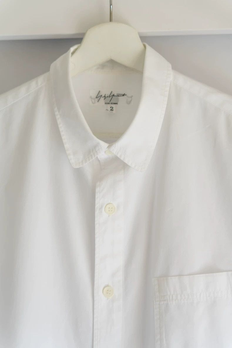 Yohji Yamamoto Yohji Yamamoto Yohji Yamamoto White Doll Collar Shirt Size US S / EU 44-46 / 1 - 3 Thumbnail