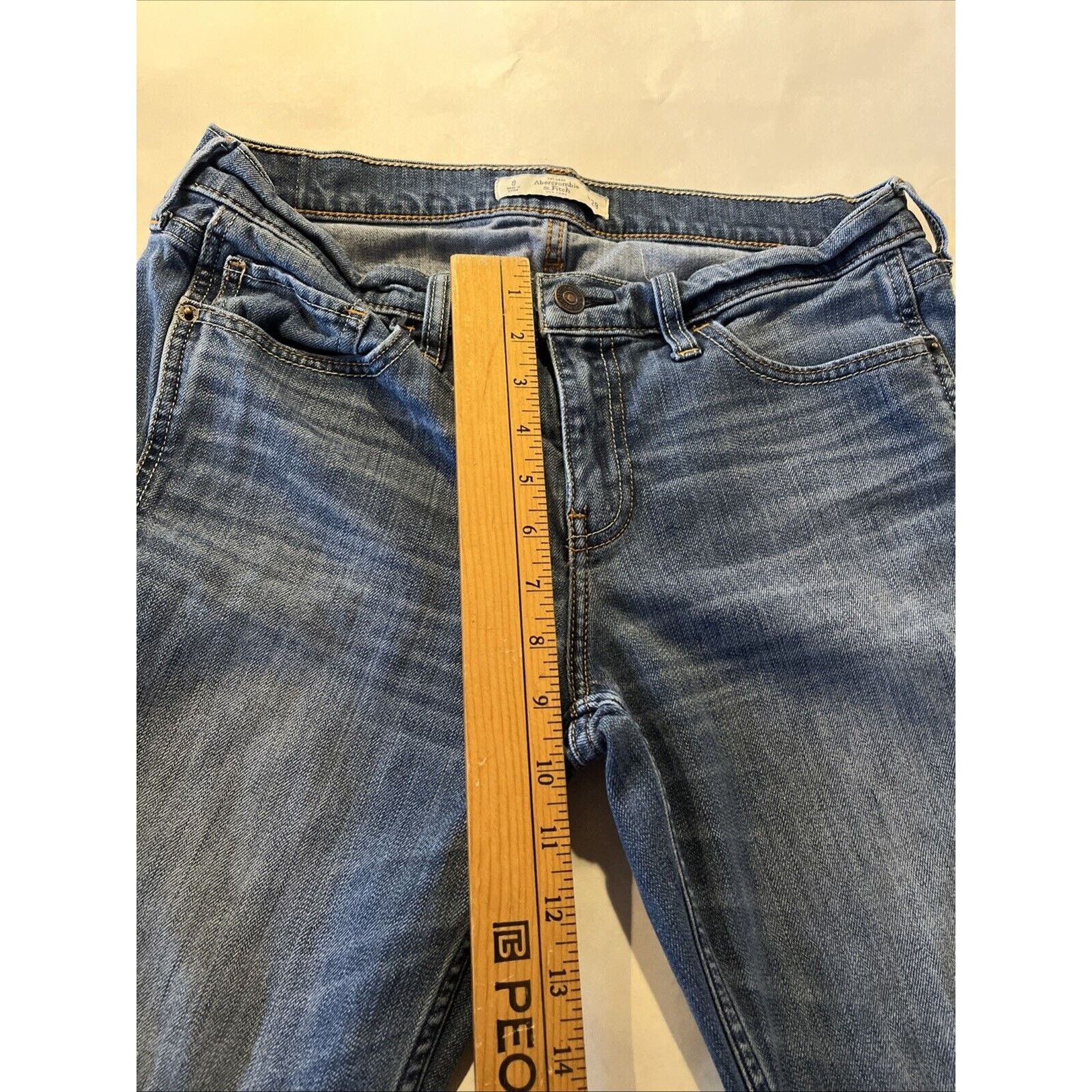 Abercrombie & Fitch Abercrombie & Fitch Womens 30x25 Jeans Blue Denim Distressed Size 30" / US 8 / IT 44 - 9 Thumbnail