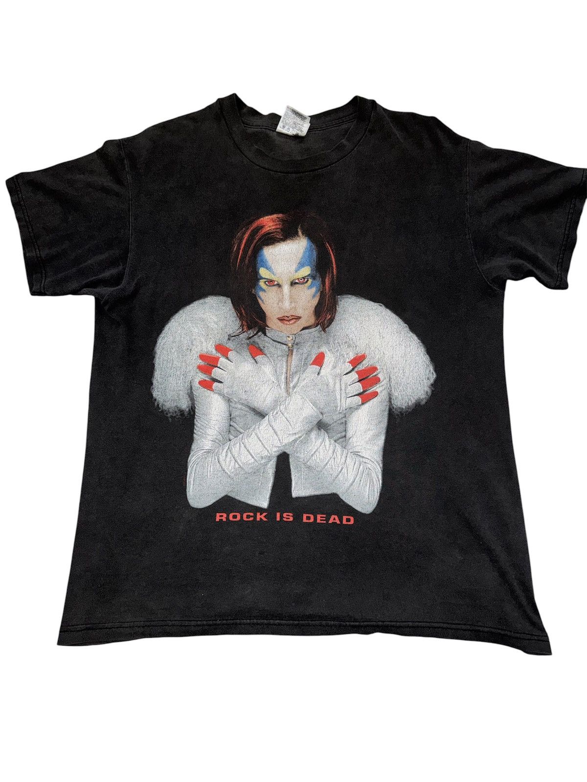Marilyn Manson Vintage 90’s Marilyn Manson Rock is Dead Size US M / EU 48-50 / 2 - 1 Thumbnail