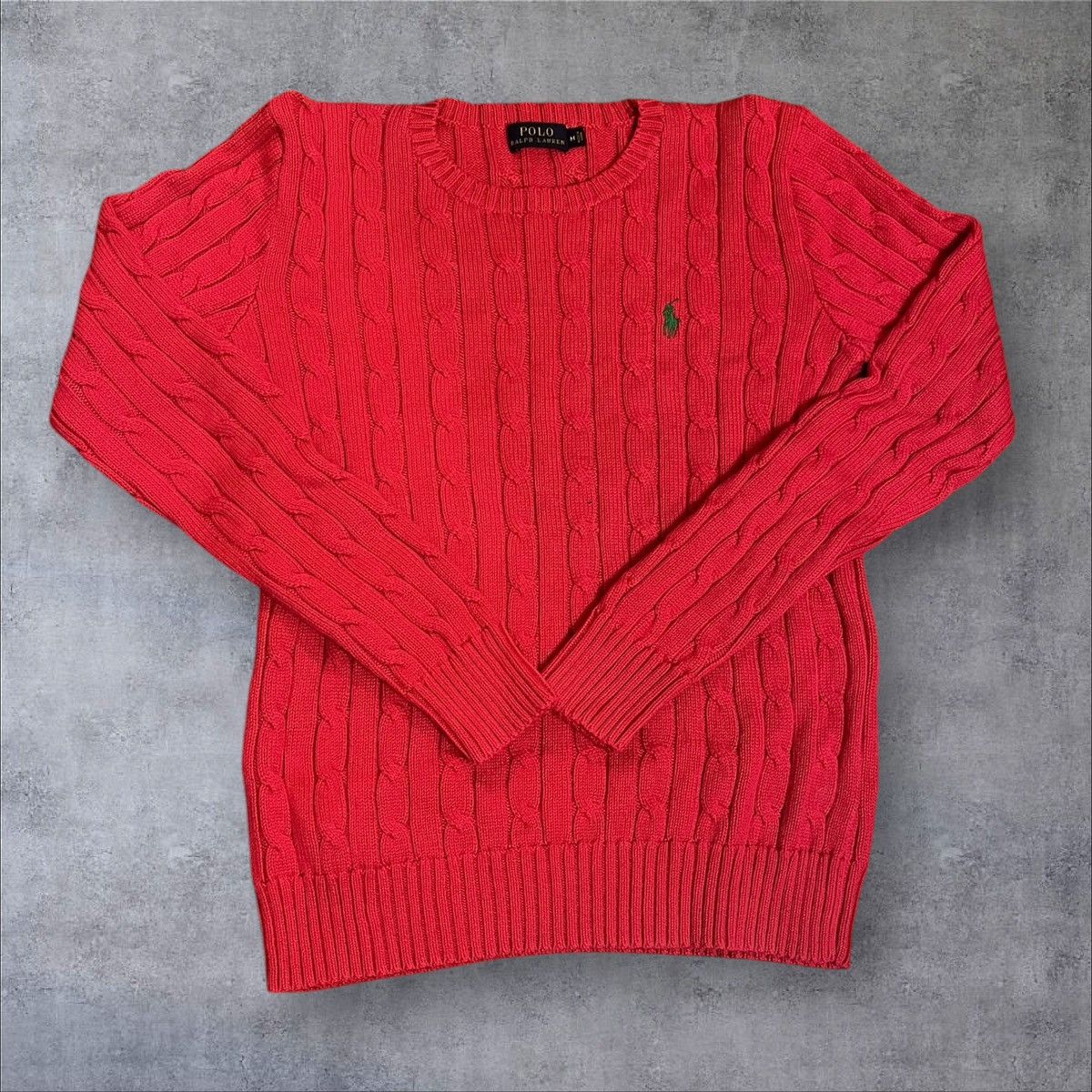 Polo Ralph Lauren × Ralph Lauren × Vintage Ralph lauren pink cable knit Size M / US 6-8 / IT 42-44 - 4 Thumbnail