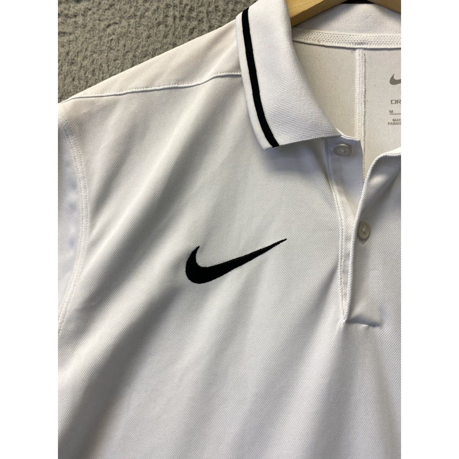 Nike VINTAGE Nike Men's Short Sleeve Polo Shirt Athletic Gym Workout Casual 90s Logo Cotton M Size US M / EU 48-50 / 2 - 3 Thumbnail