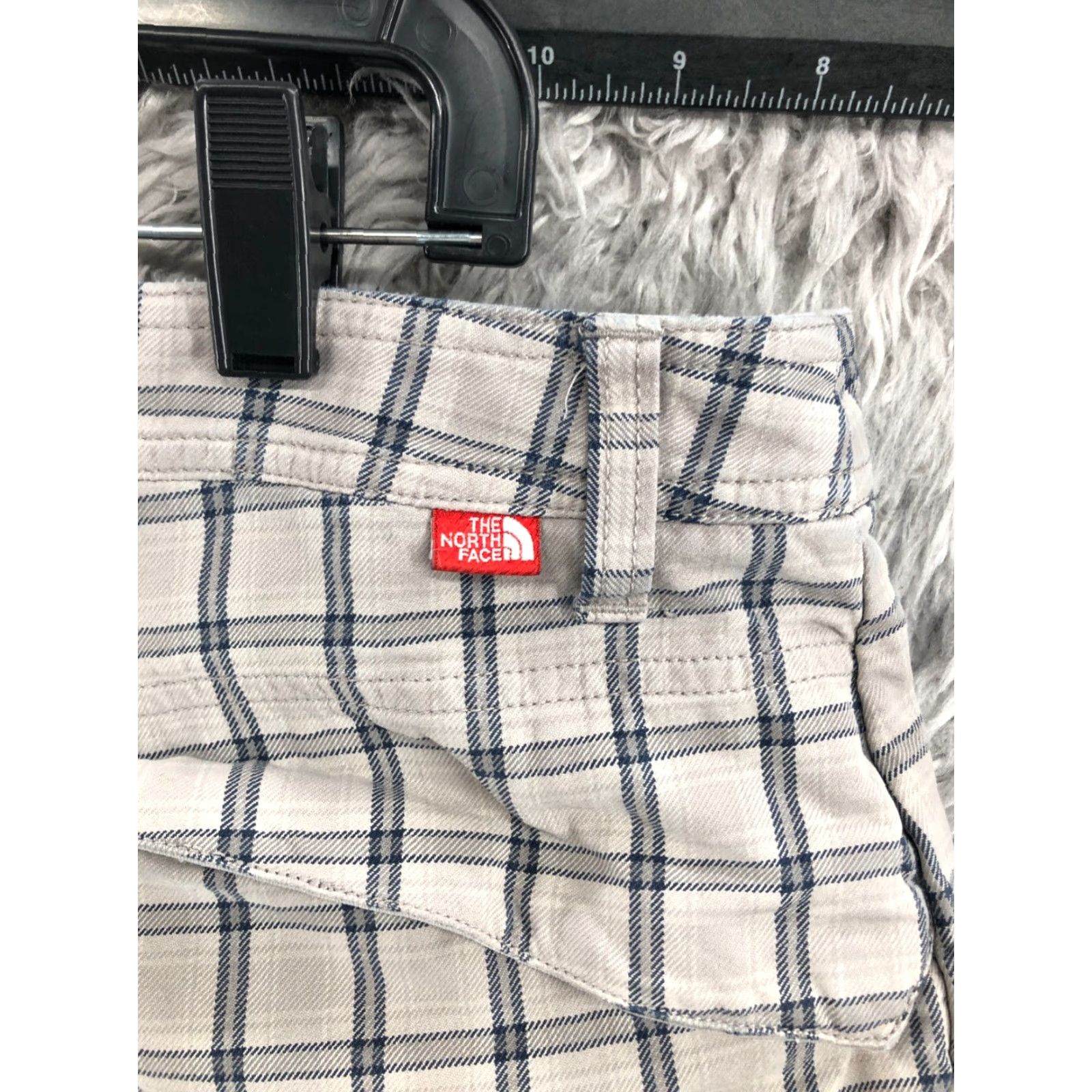 The North Face The North Face Plaid Shorts Mens 38 Bermuda Regular Mid Blue Color Cotton Blend Logo 5-Pocket Denim Casual Men Shorts Size US 38 / EU 54 - 5 Thumbnail
