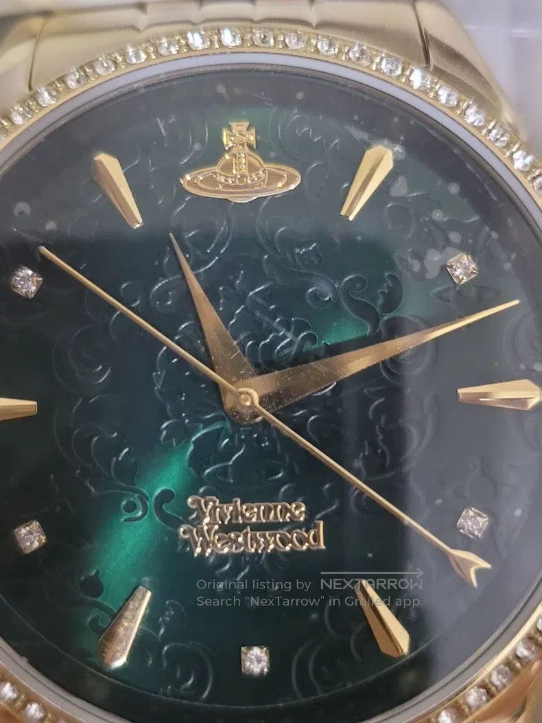Vivienne Westwood Vivienne Westwood 38mm Submariner Damascus Pattern Engrave Size ONE SIZE - 3 Thumbnail