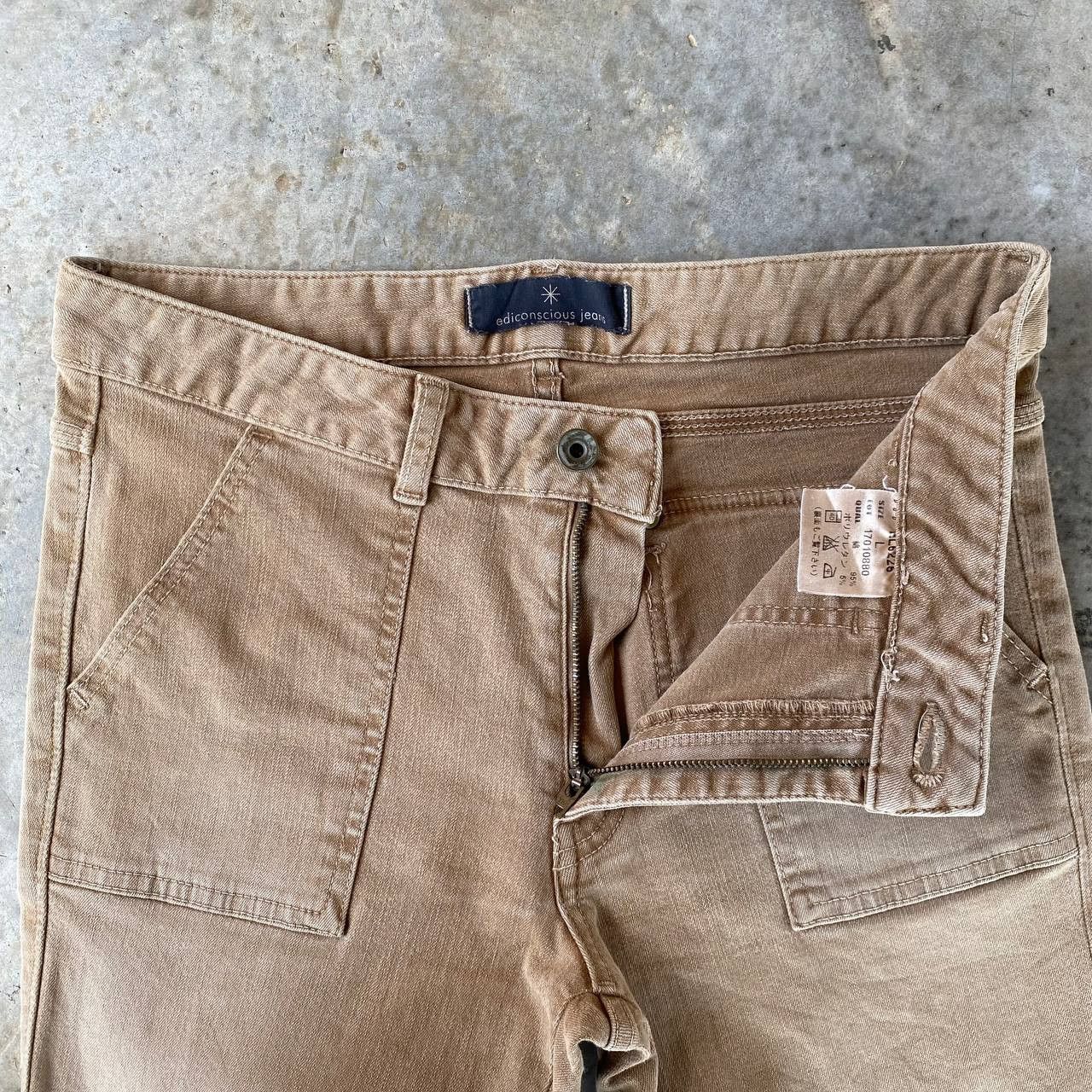 Hysteric Glamour SUPER FLARED JAPAN🎌EDICONSCIOUS PANT LOWRISE SLIM W29X31.5" Size US 29 - 8 Thumbnail