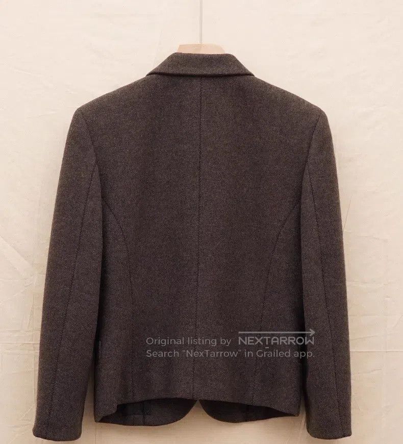 Comme des Garcons Comme Des Garcons 0 Beige Three Button Slim Cut Woolen Bla Size S / US 4 / IT 40 - 2 Thumbnail