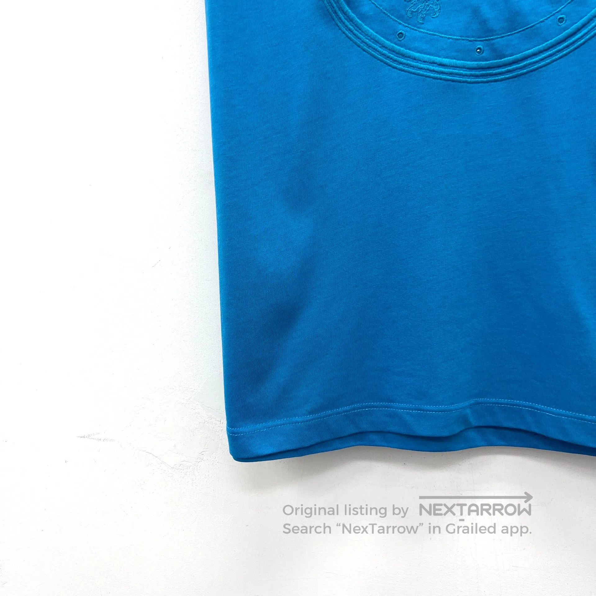 Stefano Ricci Stefano Ricci Blue Eagle Logo Embroidered Cotton Round Nec Size US M / EU 48-50 / 2 - 4 Thumbnail