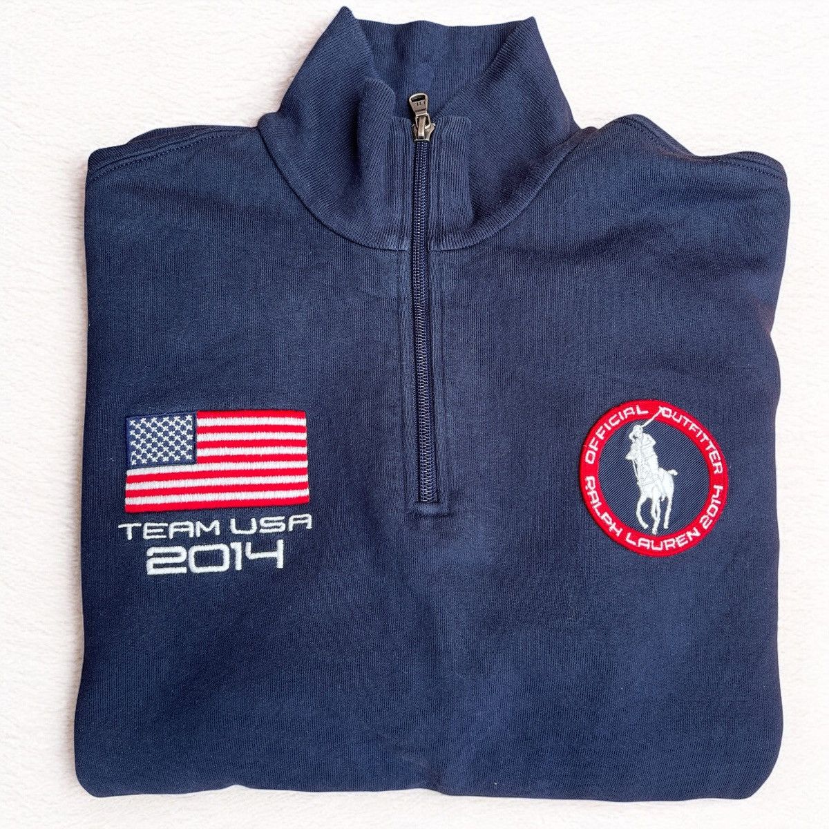 Polo Ralph Lauren Polo Ralph Lauren USA Olympic Team Sweatshirt M Navy Cotton Size US M / EU 48-50 / 2 - 9 Thumbnail