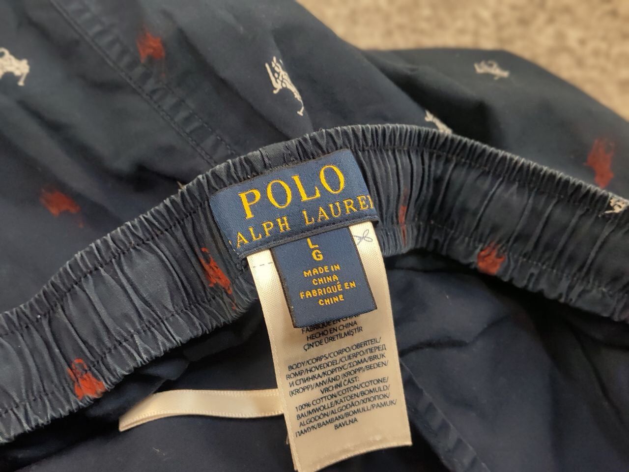 Polo Ralph Lauren Vintage Polo Ralph Lauren Light Blue Monogram Logo Shorts Size US 32 / EU 48 - 14 Thumbnail