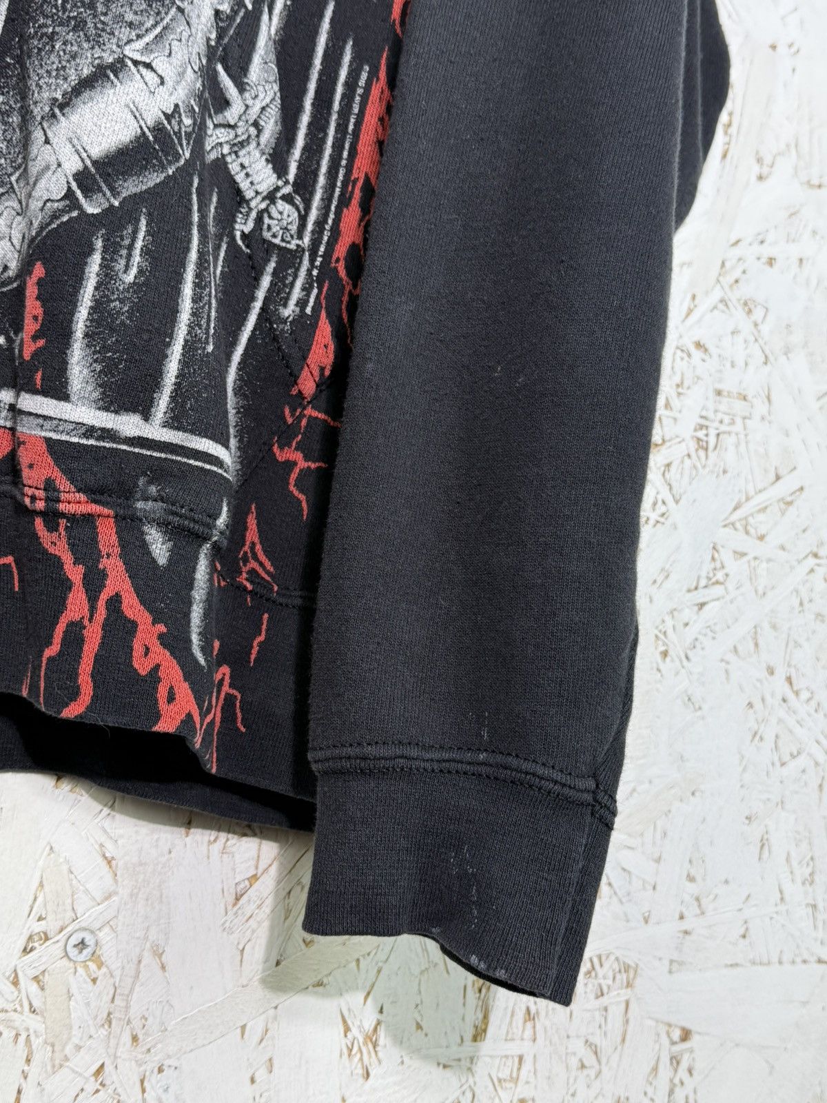 Band Tees Vintage Slayer 2015 AOP Eagle Thrash Metal Band Zip Hoodie Size US L / EU 52-54 / 3 - 3 Thumbnail