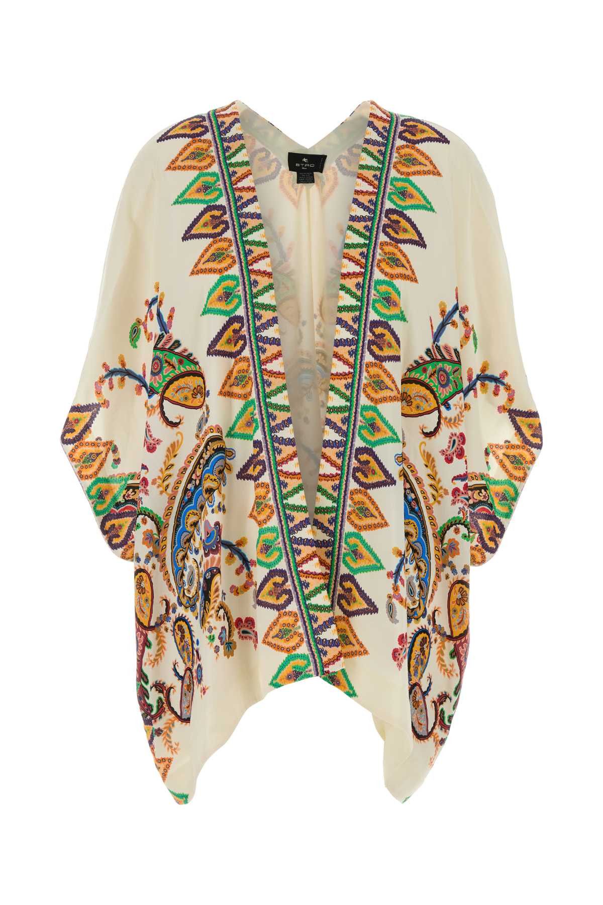Etro Printed Viscose Cape Size M / US 6-8 / IT 42-44 - 1 Thumbnail