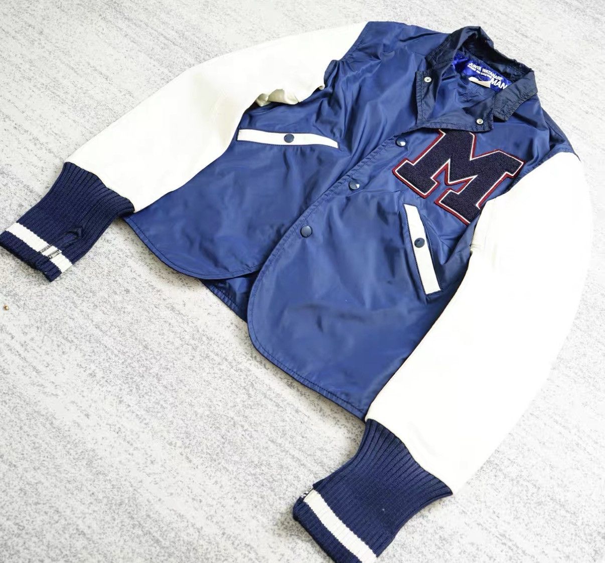 Comme des Garcons Comme des Garçons Junya Watanabe Leather Sleeve Jacket Size US S / EU 44-46 / 1 - 2 Thumbnail
