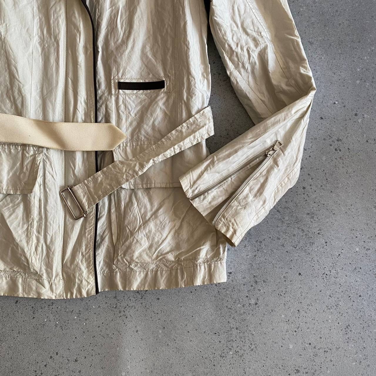 Prada Prada Vintage Nylon Belted Jacket Size S / US 4 / IT 40 - 8 Thumbnail