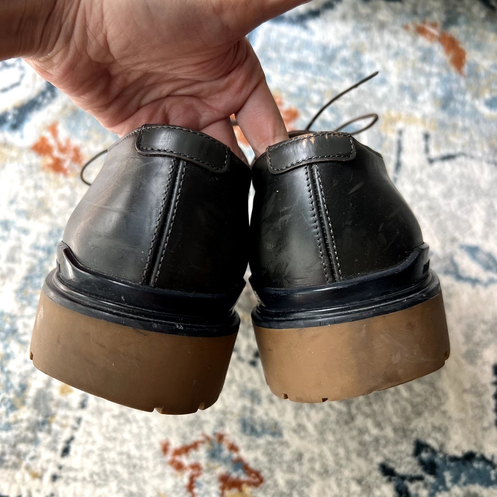 Louis Vuitton Louis Vuitton men's oxford shoes size 9.5 FD 1115 brown CL Size US 9.5 / EU 42-43 - 2 Thumbnail