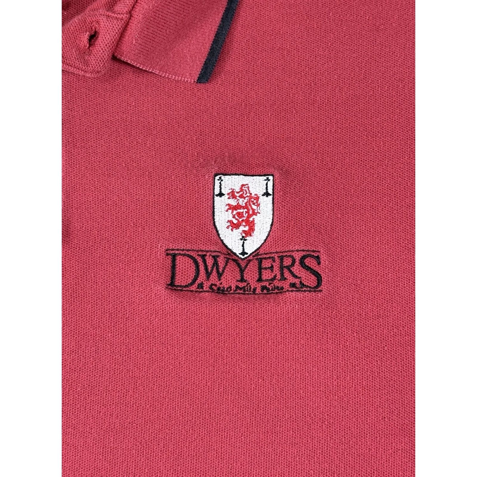 Nike VINTAGE Nike Golf Polo Shirt Men’s XL Red Cotton Short Sleeve Nike Golf Logo 100% Cotton Sports Classic Dwyers Pub Mens Size US XL / EU 56 / 4 - 3 Thumbnail