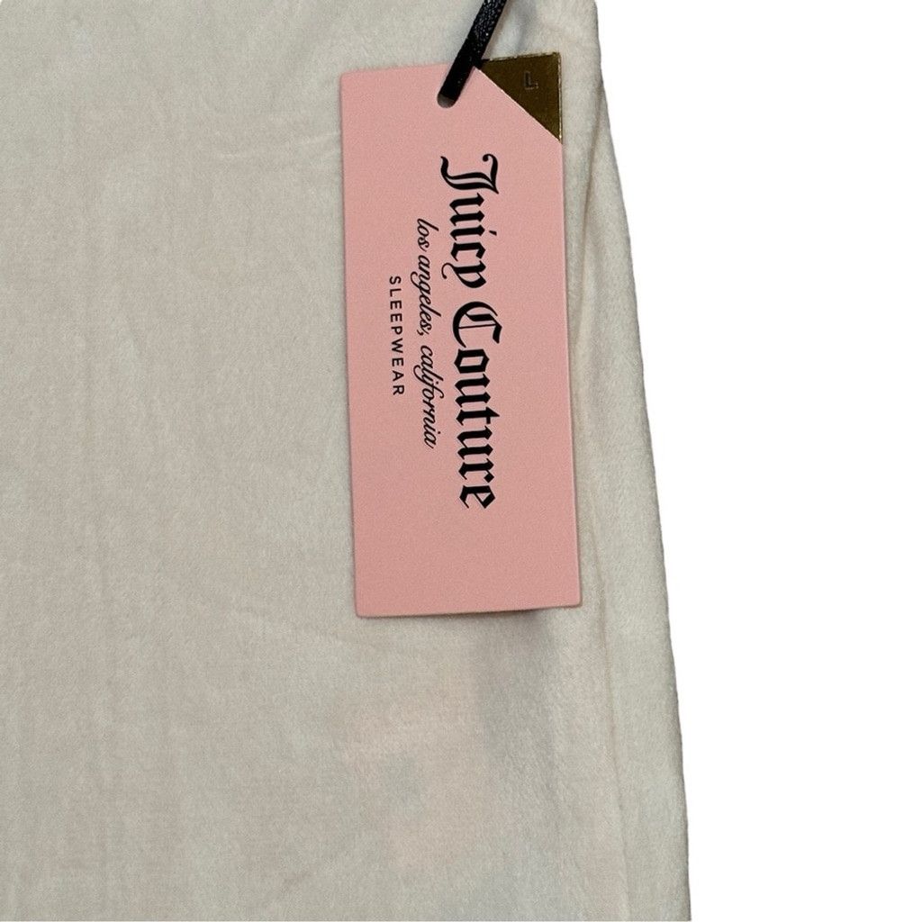 Juicy Couture Juicy Couture Velour T Iconic Diamante Logo SIZE: Large Size L / US 10 / IT 46 - 2 Thumbnail
