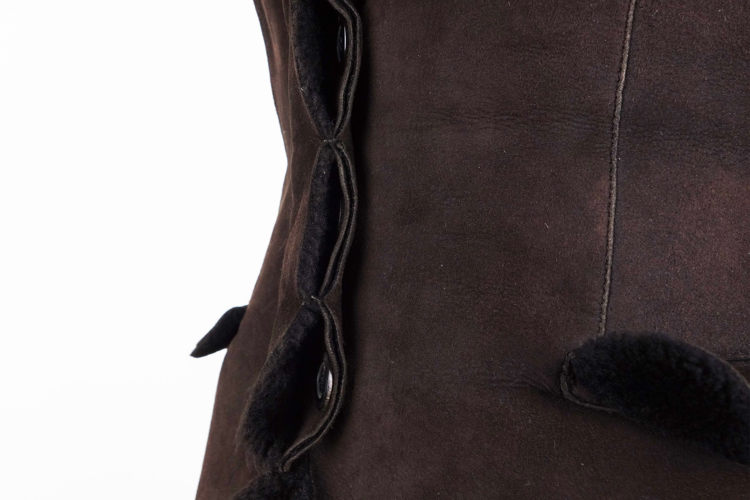 Gucci Gucci Tom Ford Shearling Fur Leather Jacket 90s Suede Brown Size M / US 6-8 / IT 42-44 - 8 Thumbnail
