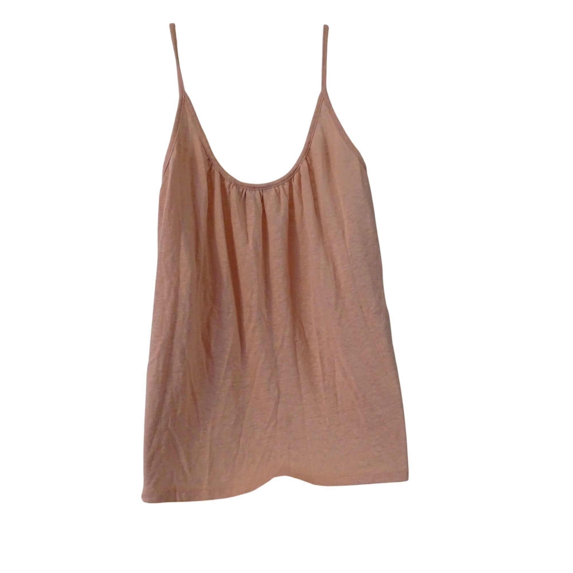 Banana Republic Banana Republic Women Pink Linen Blend Tank Top Size L Size L / US 10 / IT 46 - 2 Thumbnail