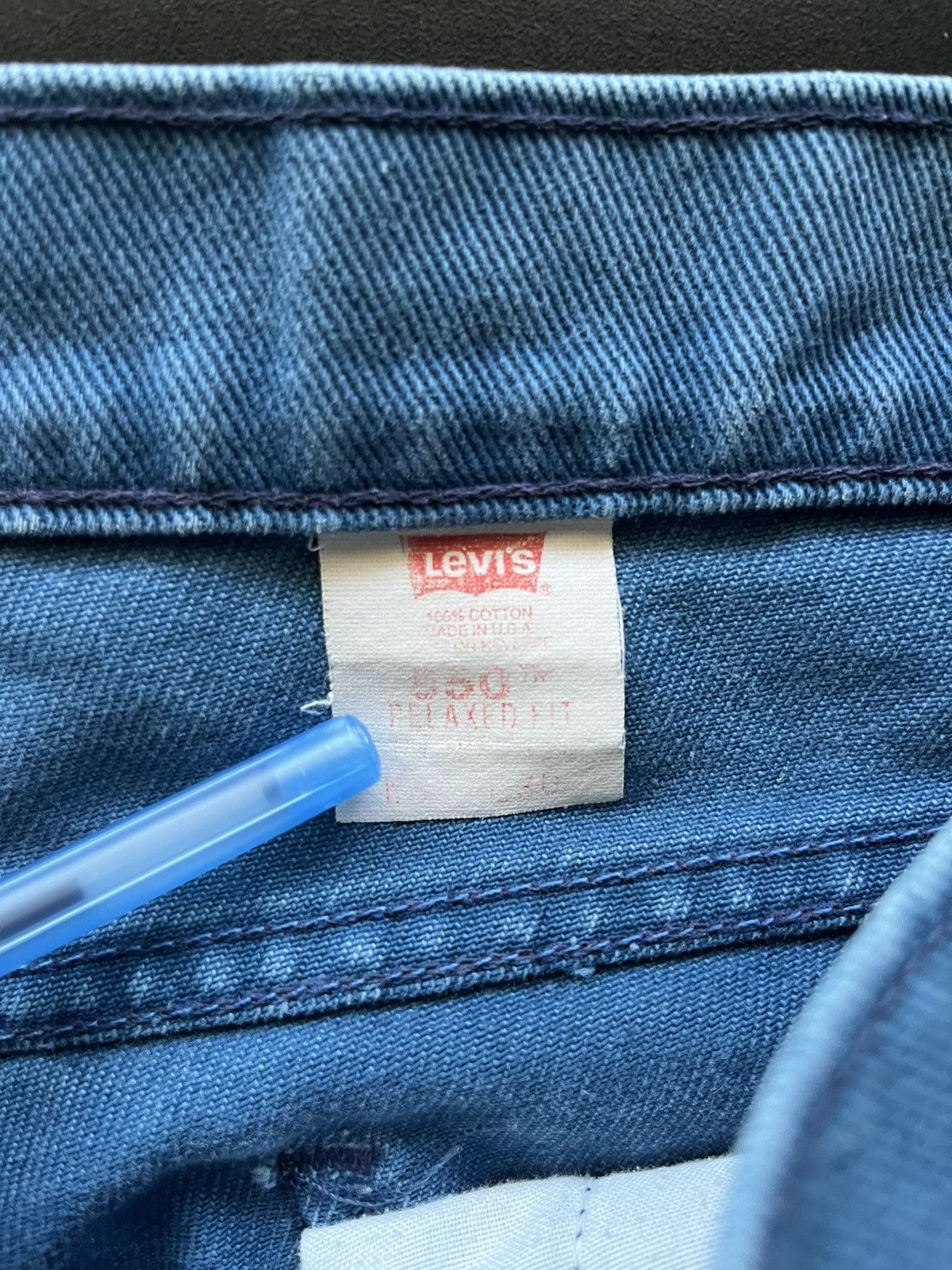 Levi's × Vintage Vintage Levi’s 550 orange tab jeans Size US 33 - 3 Thumbnail