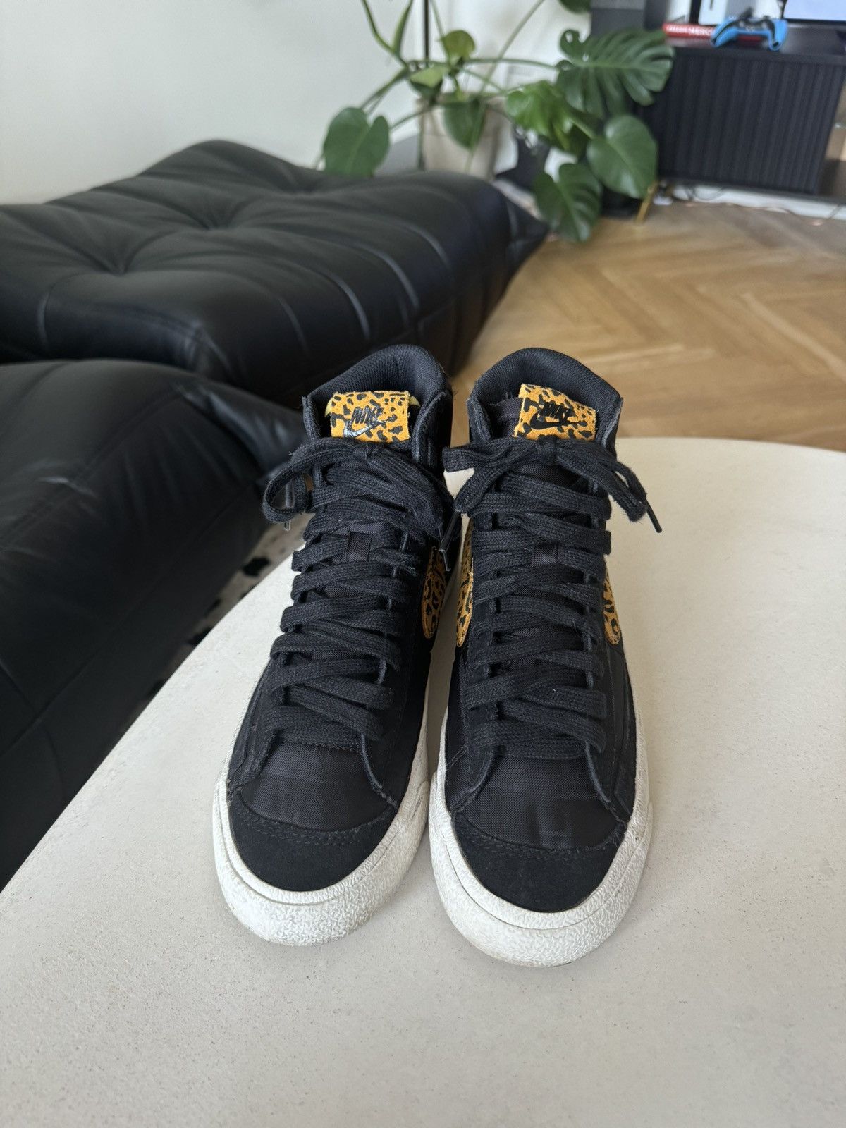 Nike Nike Blazer Mid '77 Leopard Swoosh Rare Sneakers Streetwear Size US 7.5 / IT 37.5 - 2 Thumbnail
