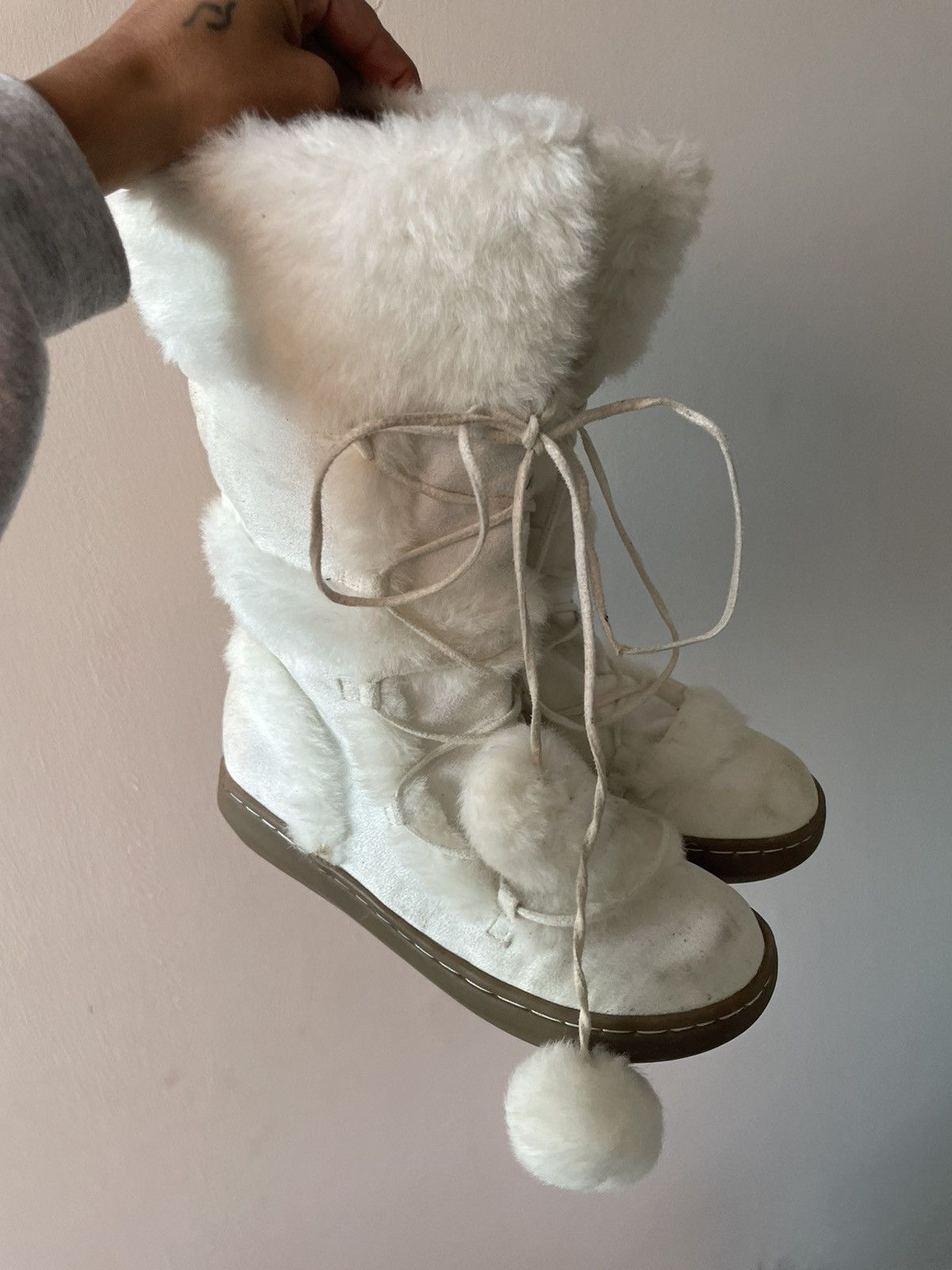 Vintage y2k furry boots Size US 8.5 / IT 38.5 - 4 Thumbnail