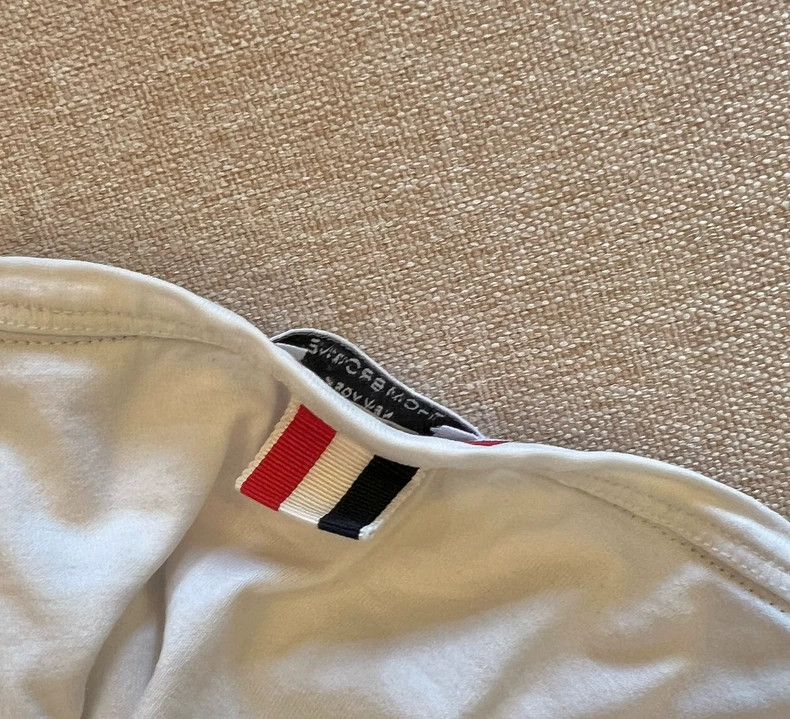 Thom Browne Thom Browne Round collar cotton short sleeves Size US M / EU 48-50 / 2 - 6 Thumbnail