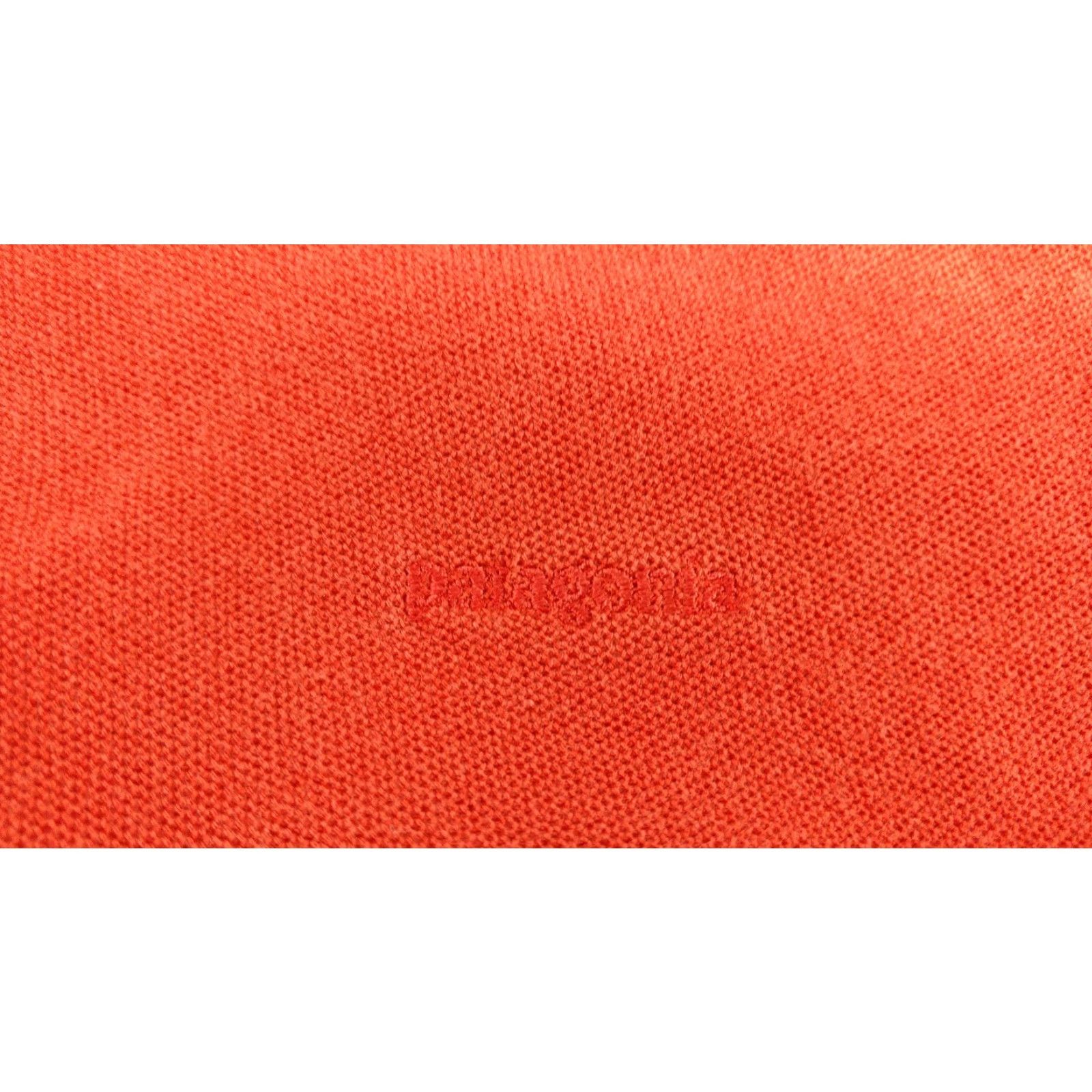 Patagonia Patagonia Polo Shirt Mens L S/S Organic Cotton Dark Orange T-Shirt Rugby Solid Short Sleeve Collared Vintage: No Size US L / EU 52-54 / 3 - 7 Thumbnail