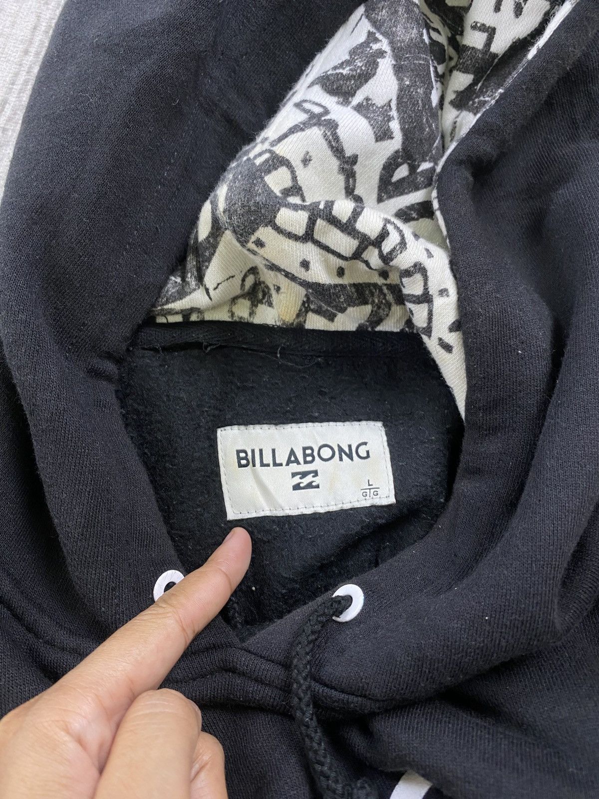 Billabong × Vintage Vintage Billabong Rare Big Spellout Sweater Hoodie Size US M / EU 48-50 / 2 - 12 Thumbnail