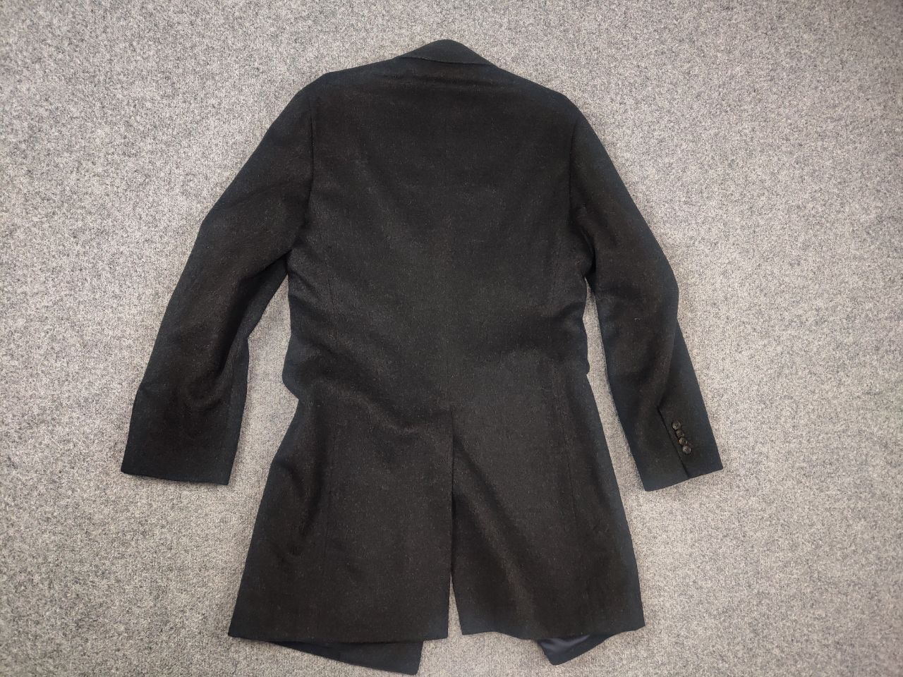 Suitsupply Suitsupply Design vicenza Gray Pure Wool coat Mid Jacket Size US S / EU 44-46 / 1 - 10 Thumbnail