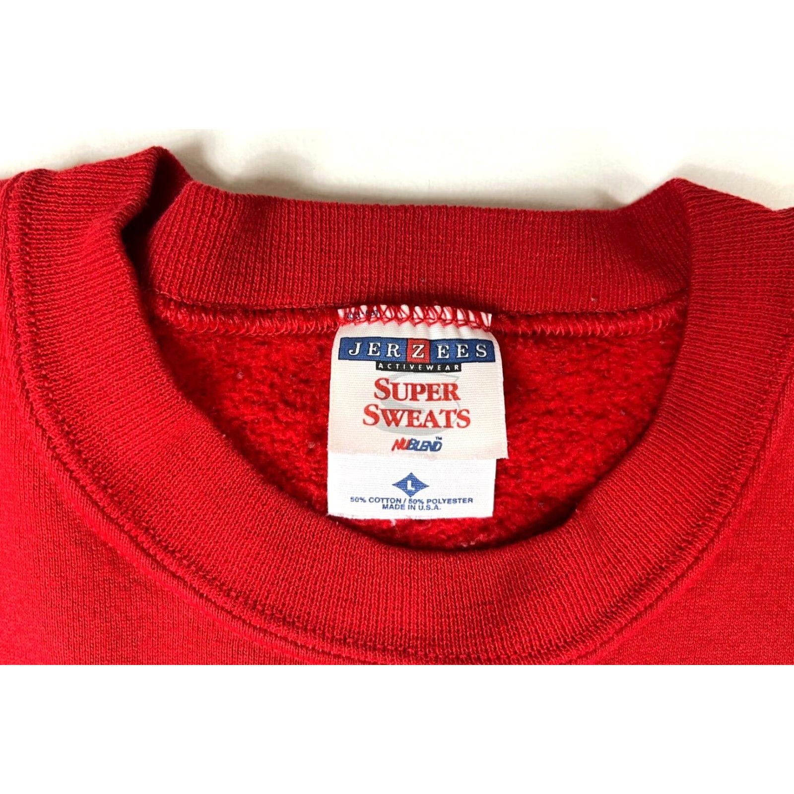Jerzees VINTAGE Jerzees Super Sweats Crewneck Sweatshirt Made in USA Sz L Size US L / EU 52-54 / 3 - 6 Thumbnail