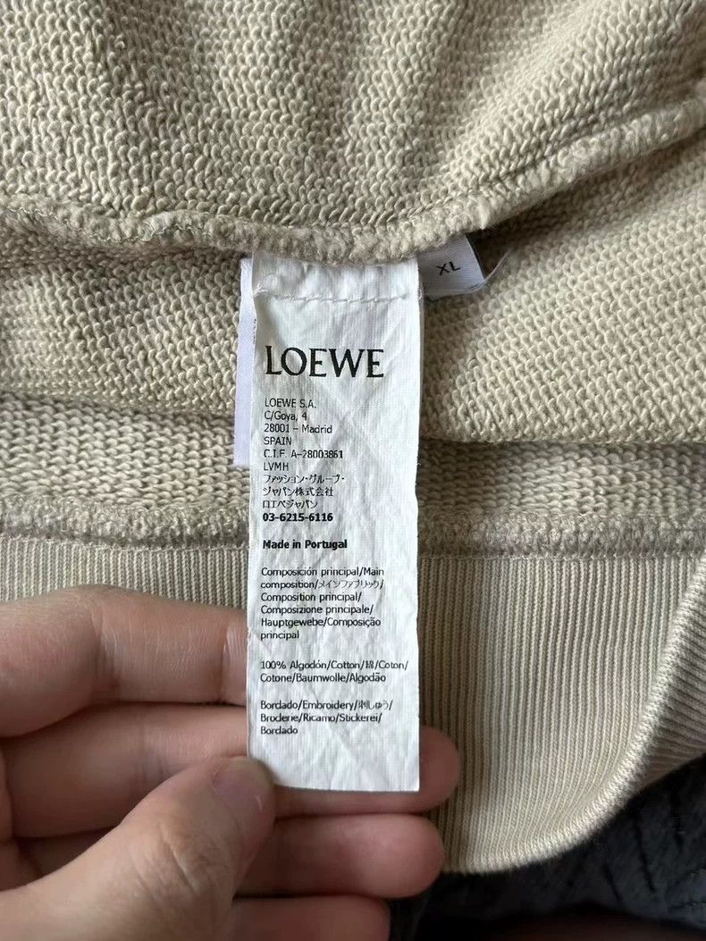 Loewe LOEWE Kaki striped hoodie Size XL / US 12-14 / IT 48-50 - 4 Thumbnail