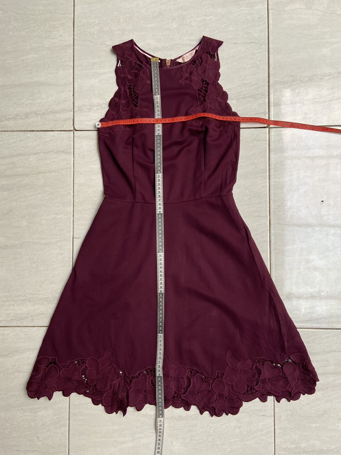 Ted Baker TED BAKER Midi Dress Size XXS / US 00 / IT 34 - 9 Thumbnail