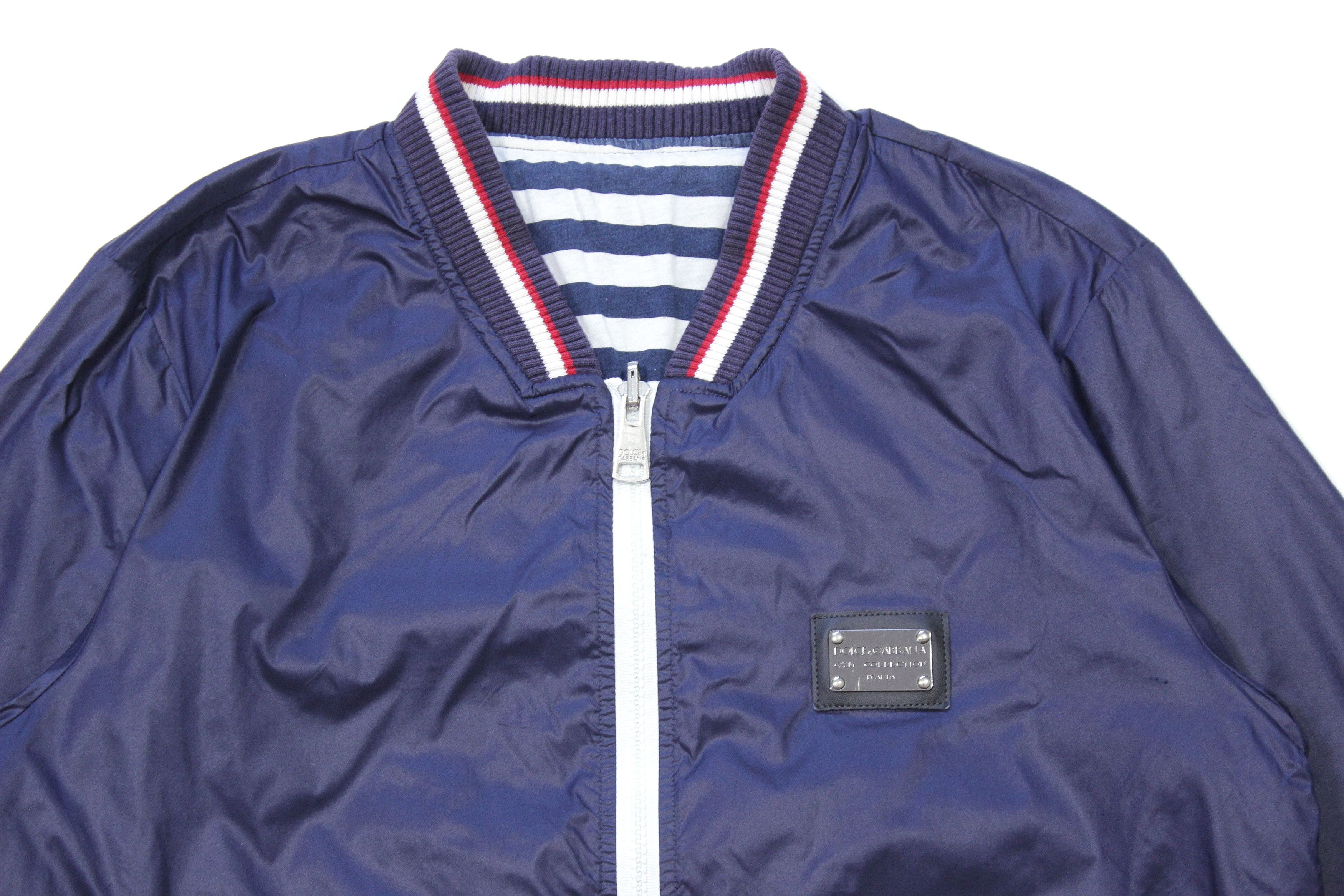 Dolce & Gabbana Metal Logo Nylon Reversible Bomber Size US S / EU 44-46 / 1 - 5 Thumbnail