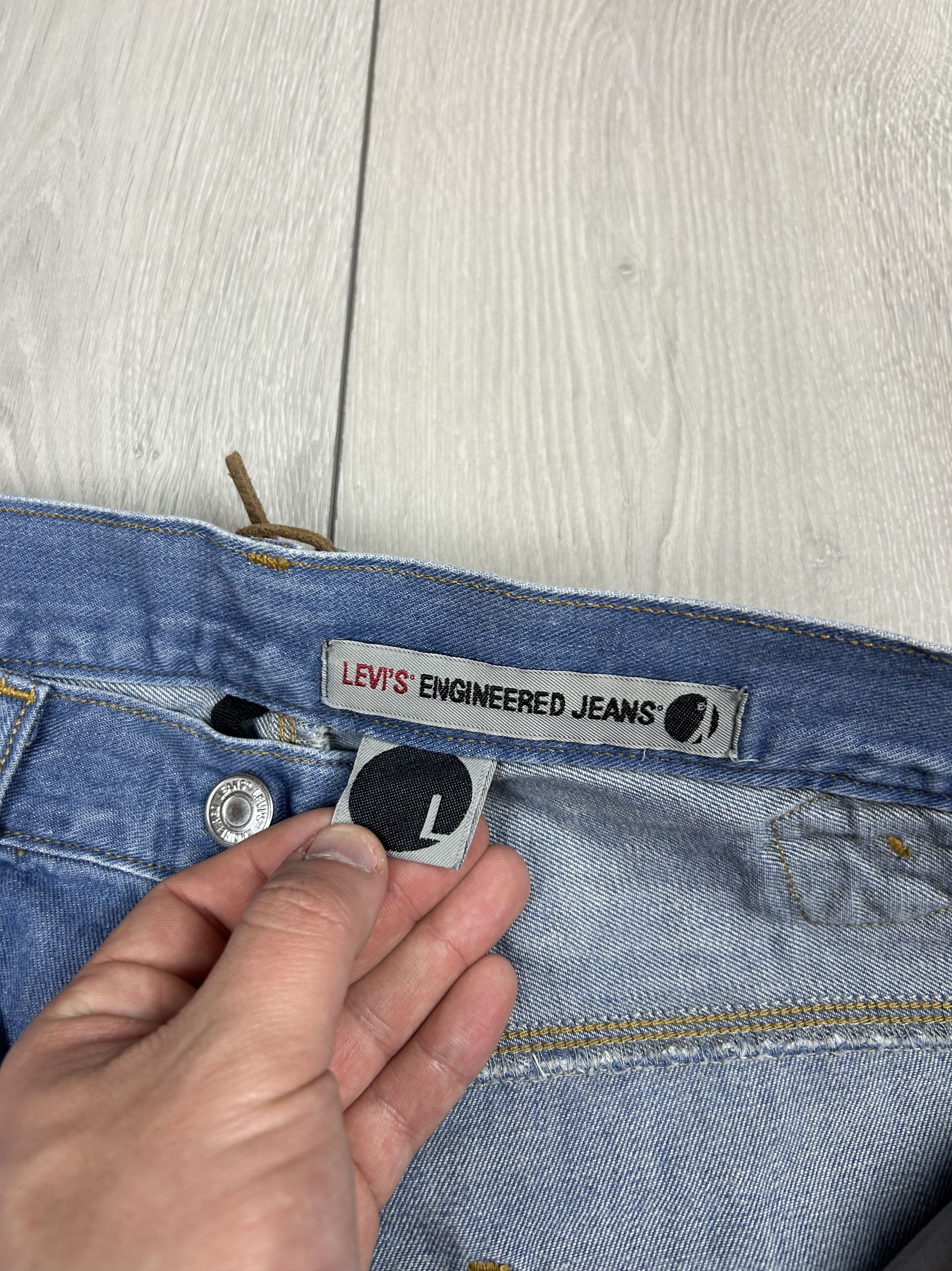 Levi's Vintage Clothing Levis Engineered Denim Shorts Buckle Back Tag Size L Blue Size US 34 / EU 50 - 6 Thumbnail