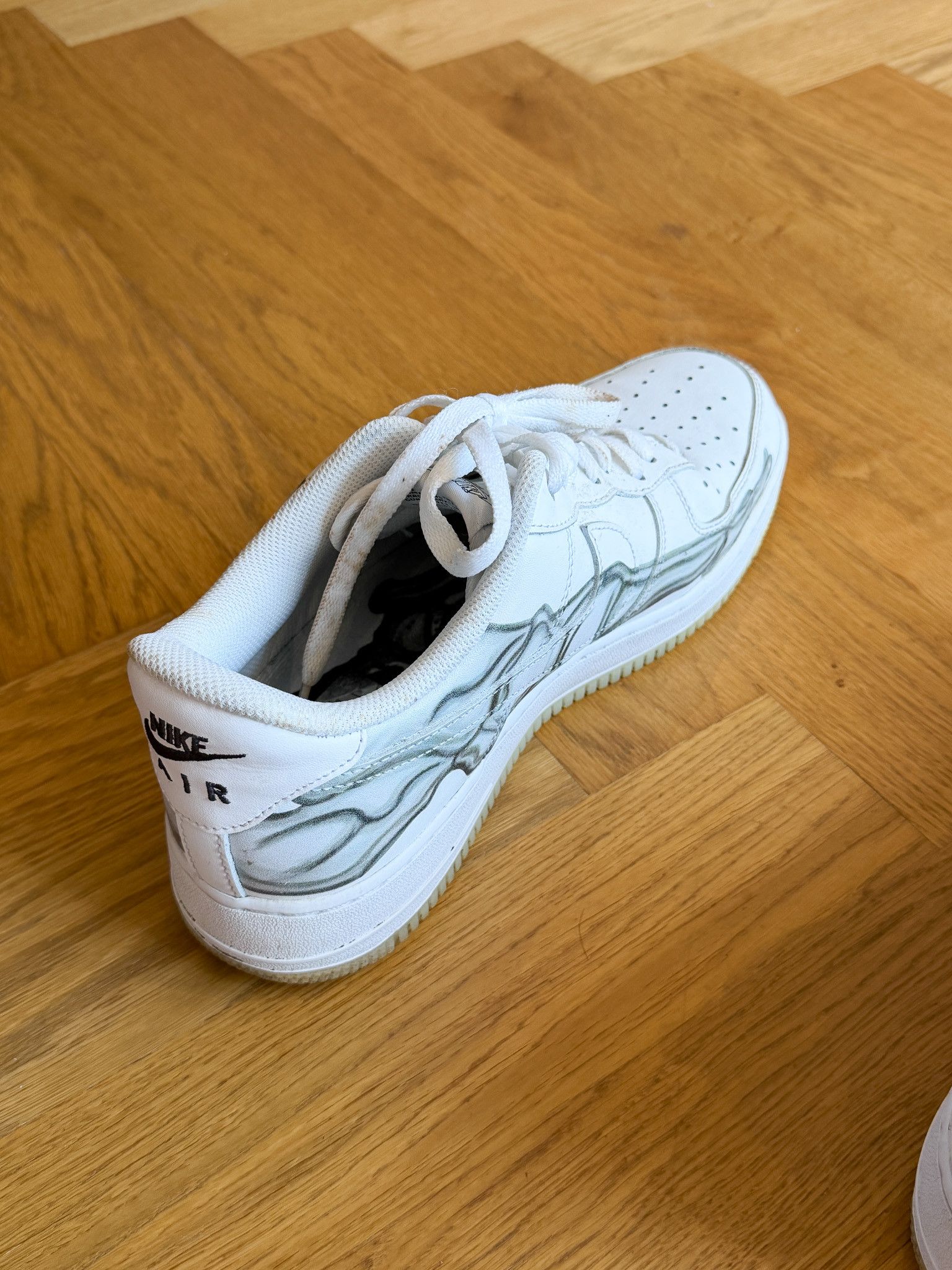 Nike Nike Air Force 1 '07 Skeleton QS' Sneakers Size US 10.5 / EU 43-44 - 7 Thumbnail