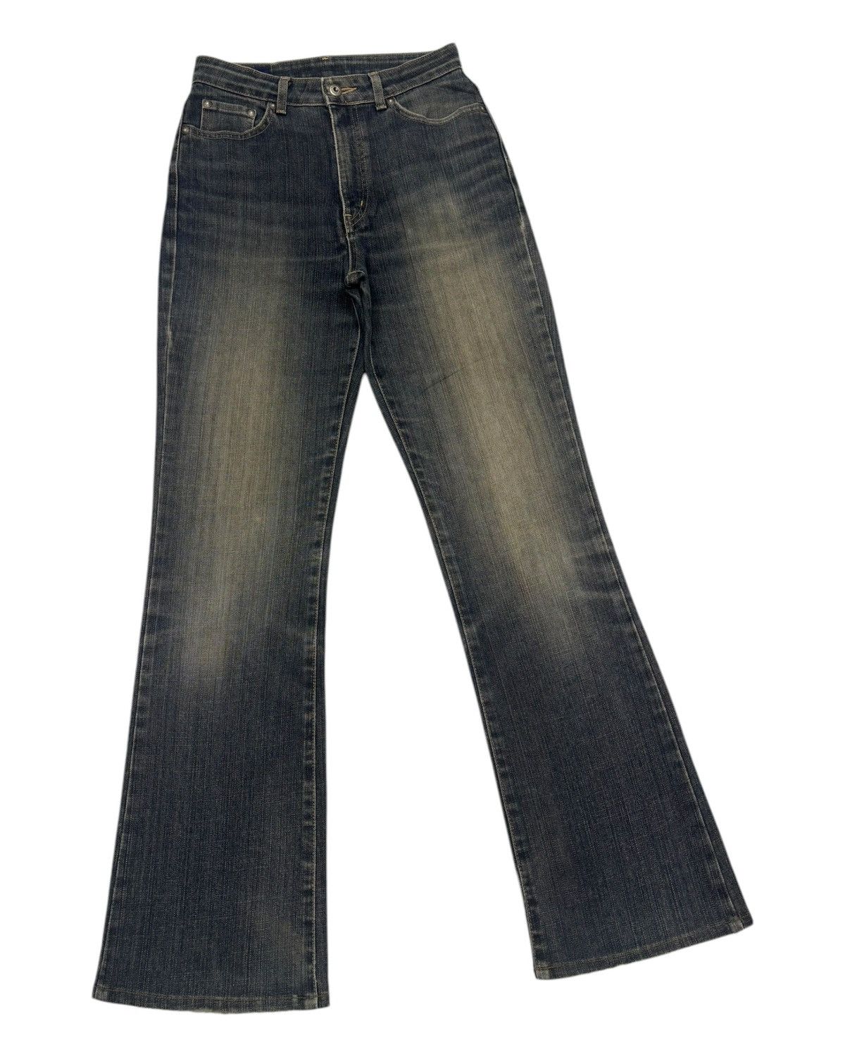 Edwin Vintage Miss Edwin Mud Wash Flare Jeans Bootcut Denim Size 27" / US 4 / IT 40 - 3 Thumbnail