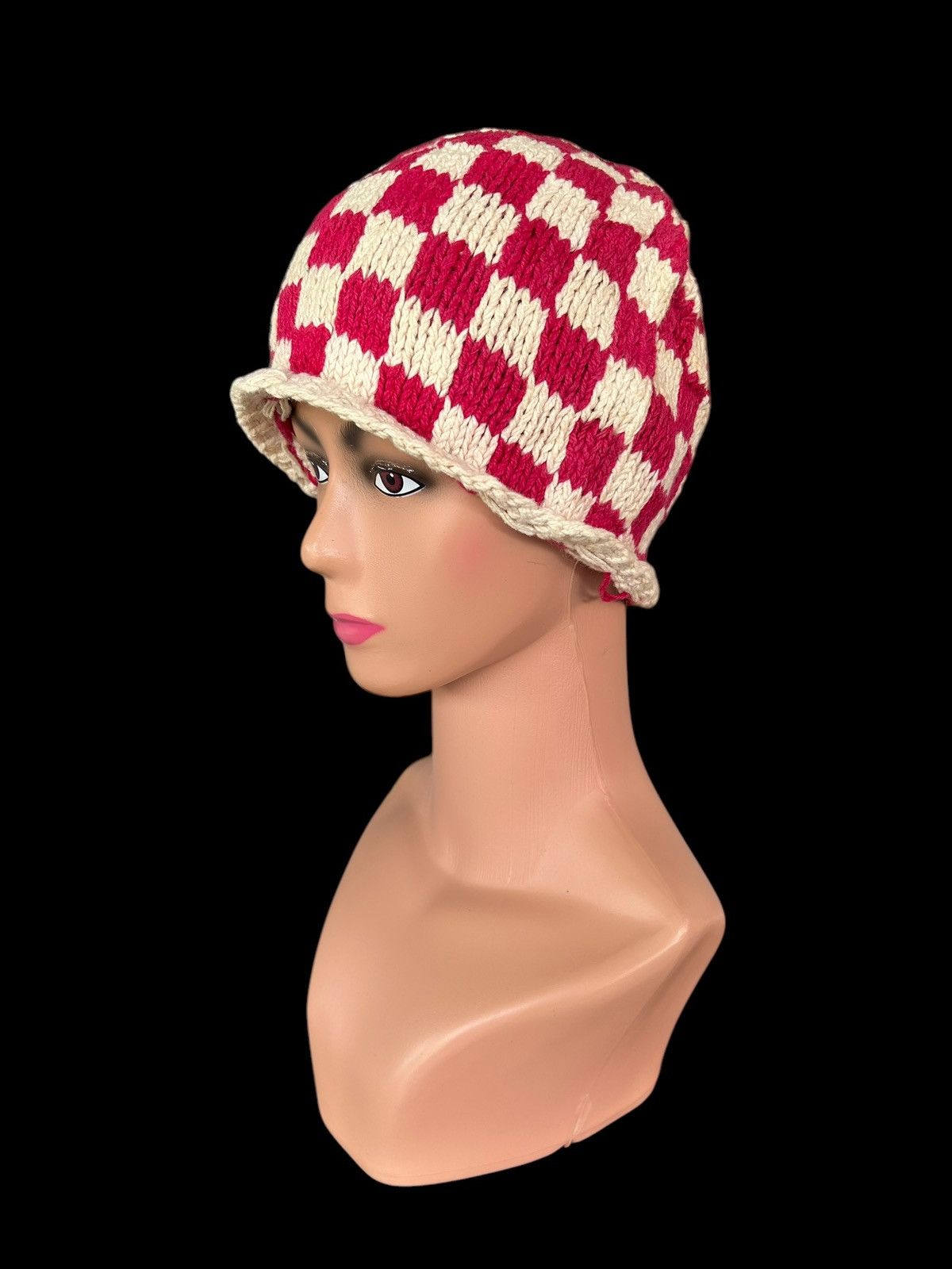Japanese Brand × Kapital × Vintage Crochet Knitted Handmade Beanie Hats Rare Size ONE SIZE - 6 Thumbnail