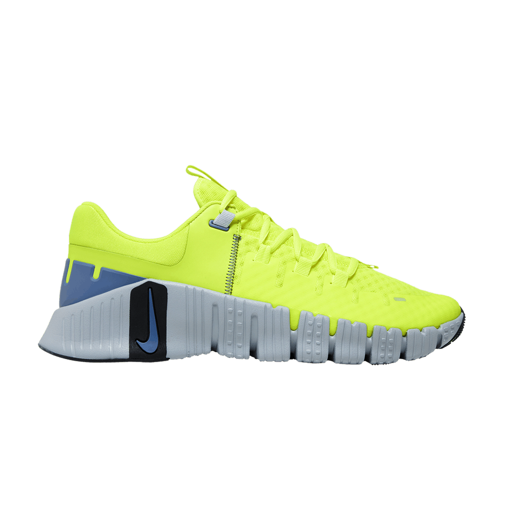 image of Nike Free Metcon 5 Volt Wolf Grey Shoes in Green, Men's (Size 9)