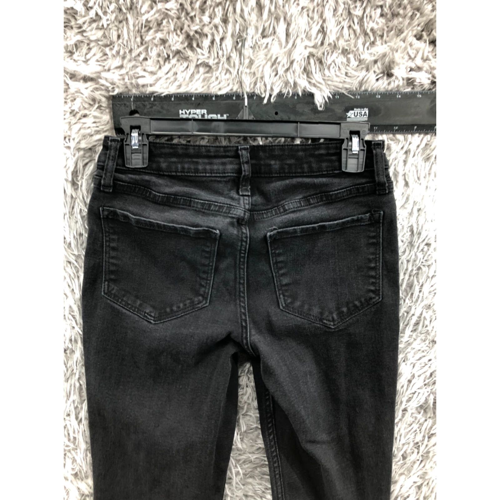 Old Navy Old Navy Jeans Medium Rise Skinny Womens Size 6 Black Dark Wash Denim 5-Pocket) Size 28" / US 6 / IT 42 - 6 Thumbnail
