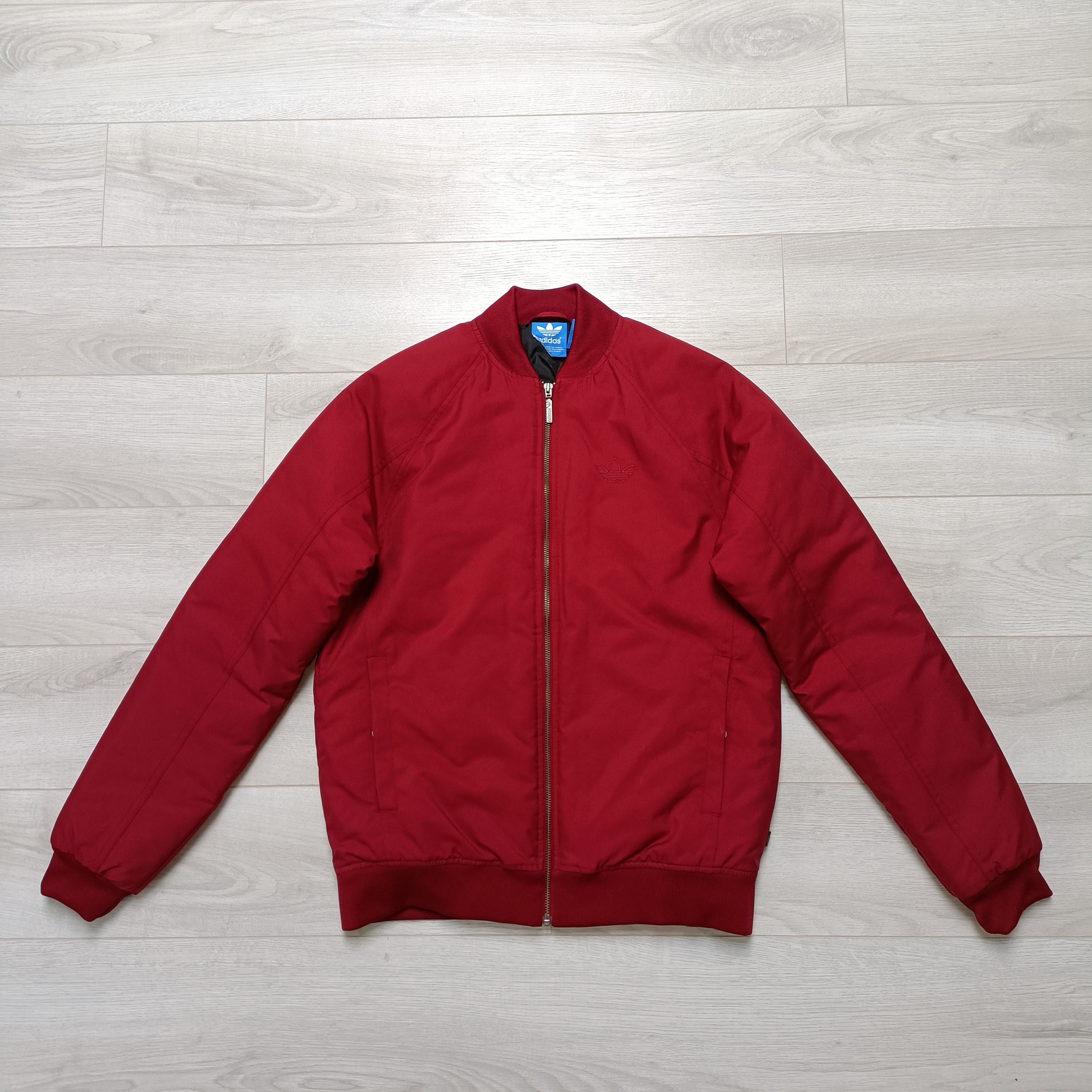 Adidas Men's Red Full Zip Varsity Jacket Size US S / EU 44-46 / 1 - 1 Thumbnail
