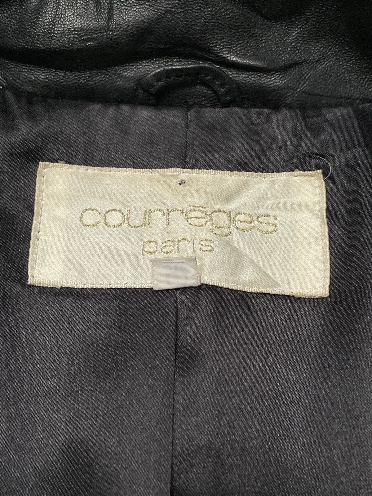 Courreges Vintage Brand Courreges Paris Leather Jacket 1990s Size US XS / EU 42 / 0 - 7 Thumbnail