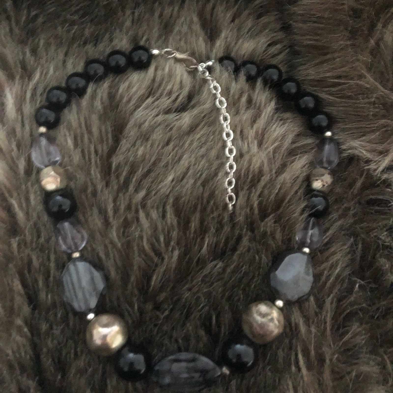 Jewelry Classy mixed material multi tone beaded necklace Size ONE SIZE - 7 Thumbnail