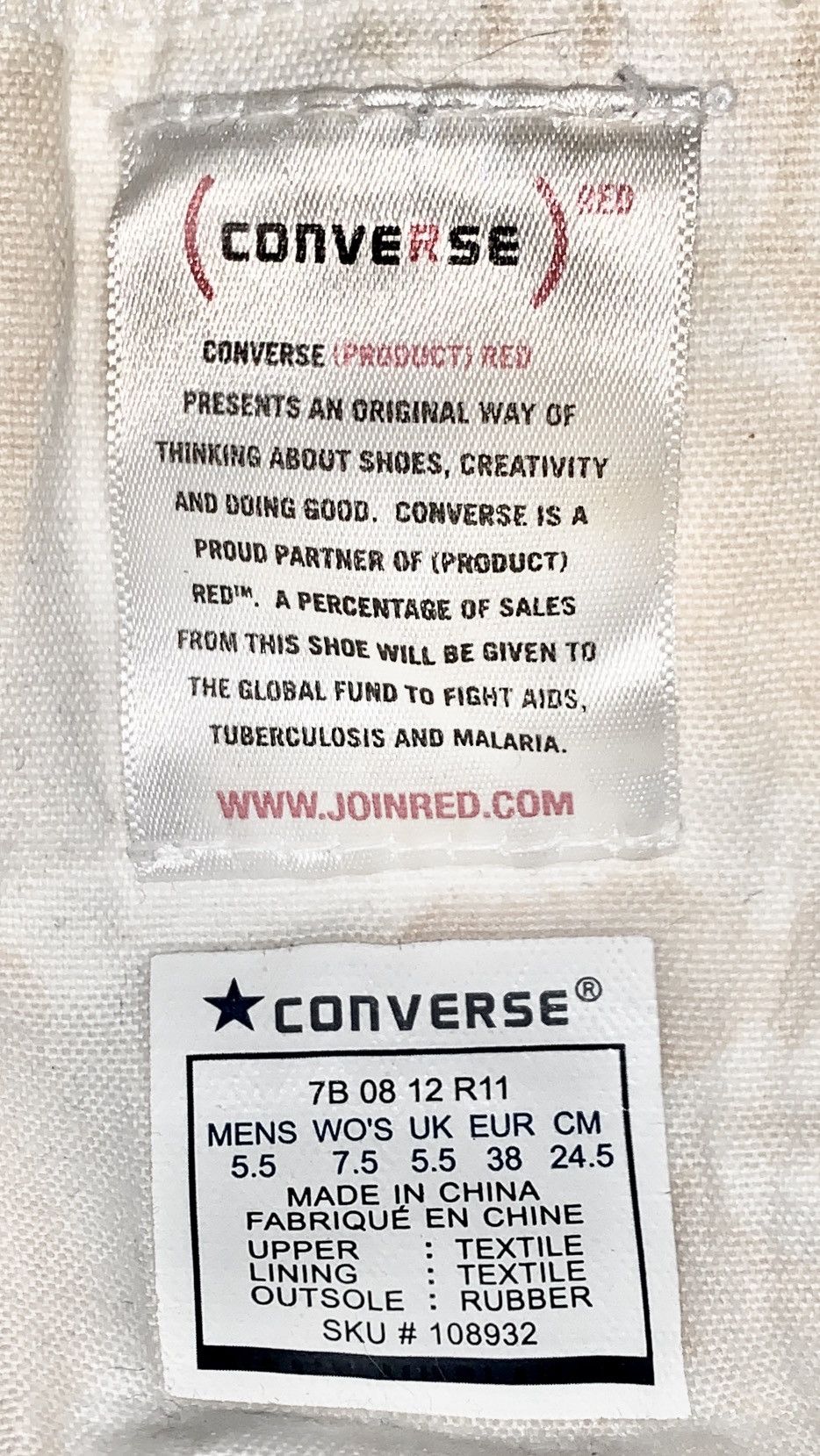 Converse Converse All Star “This is not a shoe, it’s a mania” Size US 7 / IT 37 - 4 Thumbnail