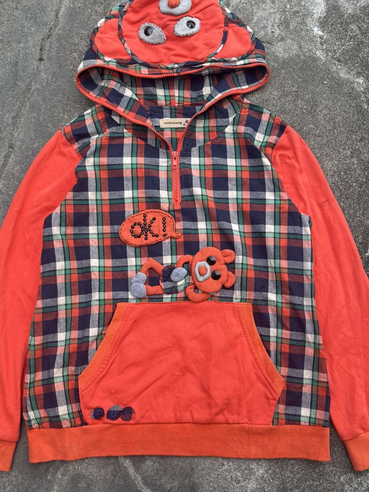 Hysteric Glamour 2000s Midoulang Hoodie Full Zipper Angel Blue Styled Size US S / EU 44-46 / 1 - 4 Thumbnail