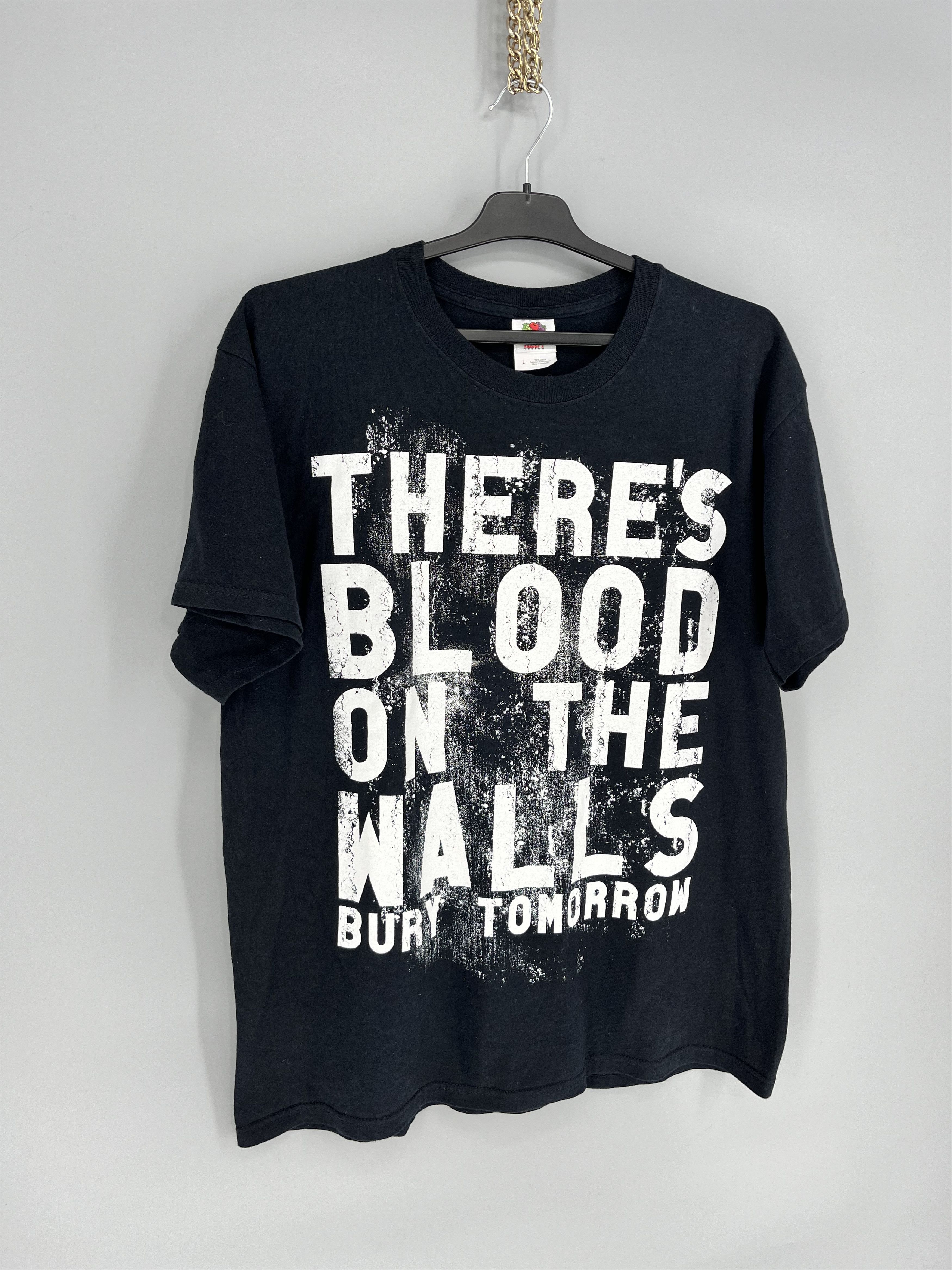 Band Tees × Vintage Vintage Y2K Bury Tomorrow – Bitemarks Lyrics Band Rock Stree Size US L / EU 52-54 / 3 - 2 Thumbnail