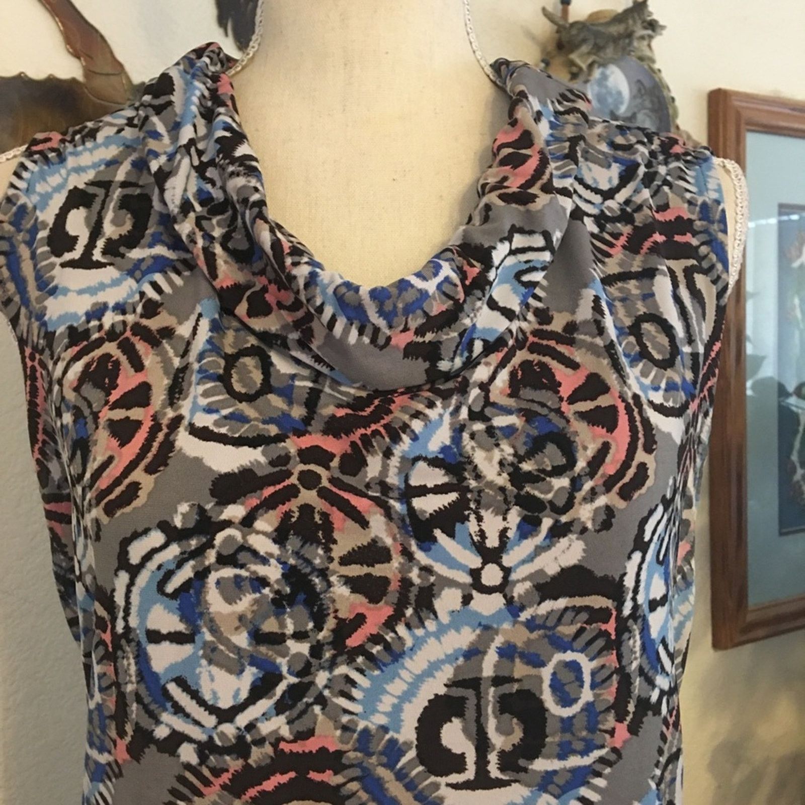 Alfani Alfani geometric print tunic top dress XL Size XL / US 12-14 / IT 48-50 - 3 Thumbnail