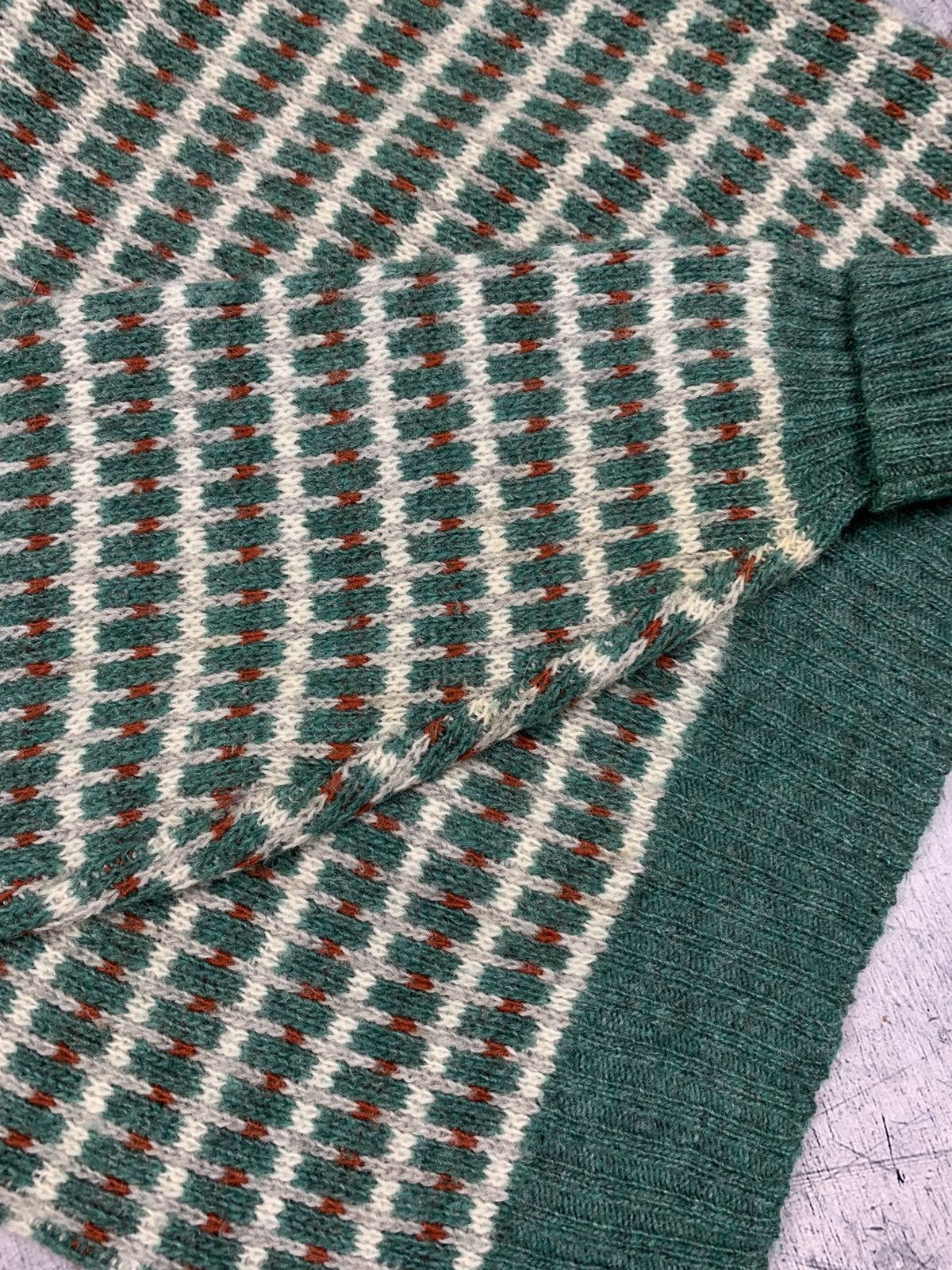 Vintage Vintage Rare Made In Norway Knitted Sweater Wool 90s Size US L / EU 52-54 / 3 - 10 Thumbnail